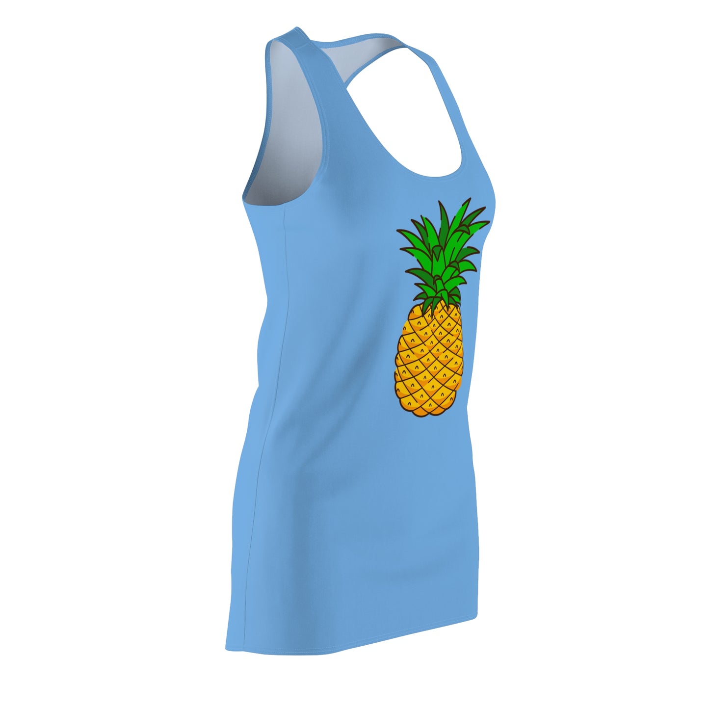 Ananas Racerback Kleid – Tropisches Sommerkleid