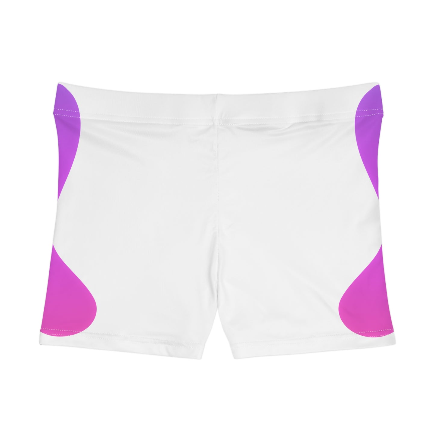 Damen Shorts Lila Kurven Design Sport Sommer Freizeit