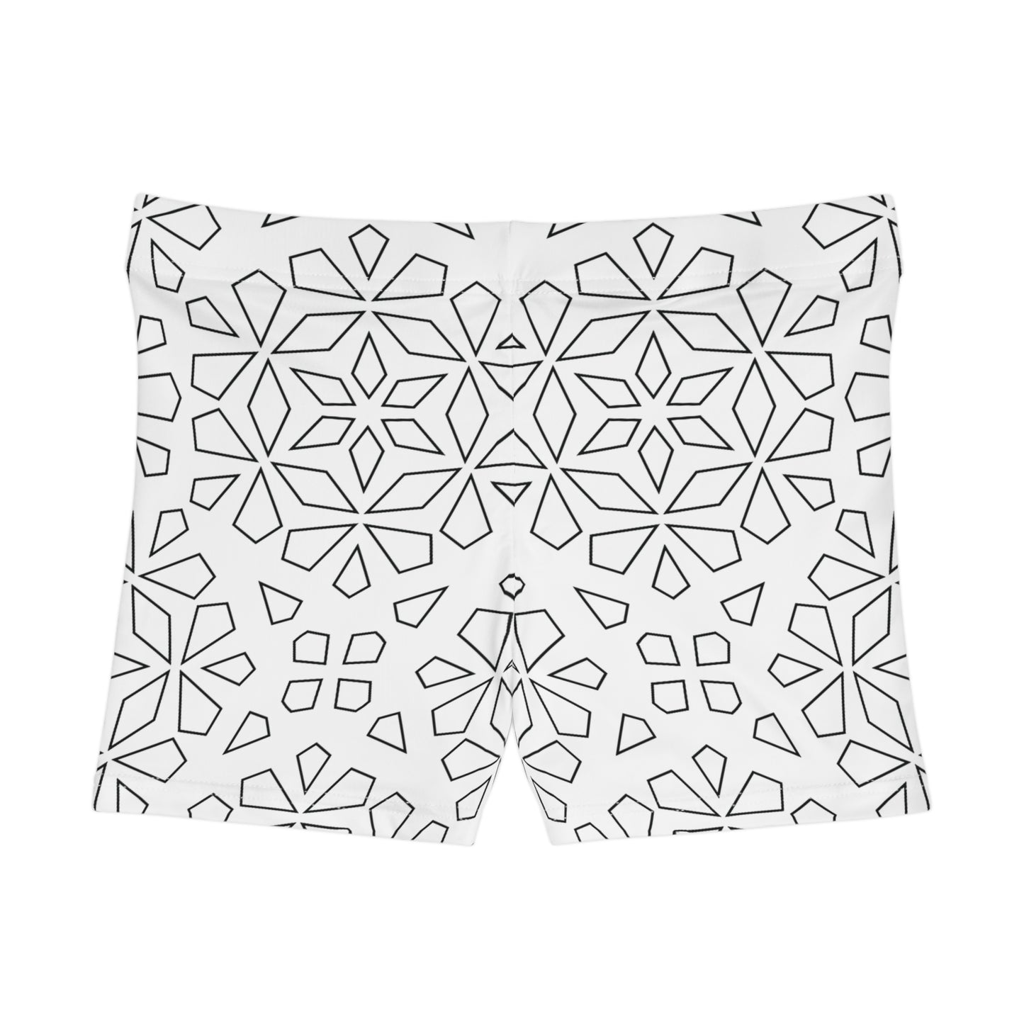 Damen Shorts Geometrisch Modern Stilvoll Activewear Sport Freizeit