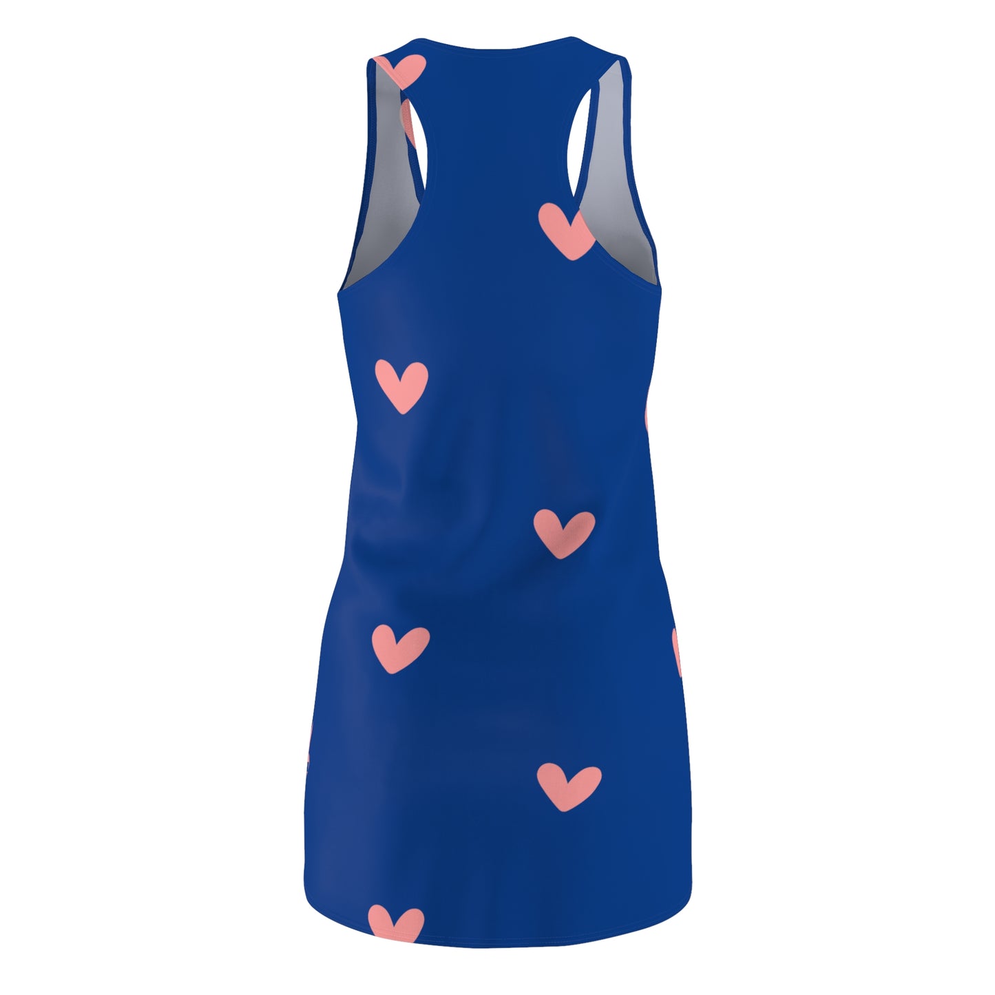 Racerback Kleid mit zartem Herzmuster – Sommerkleid für Damen Cute