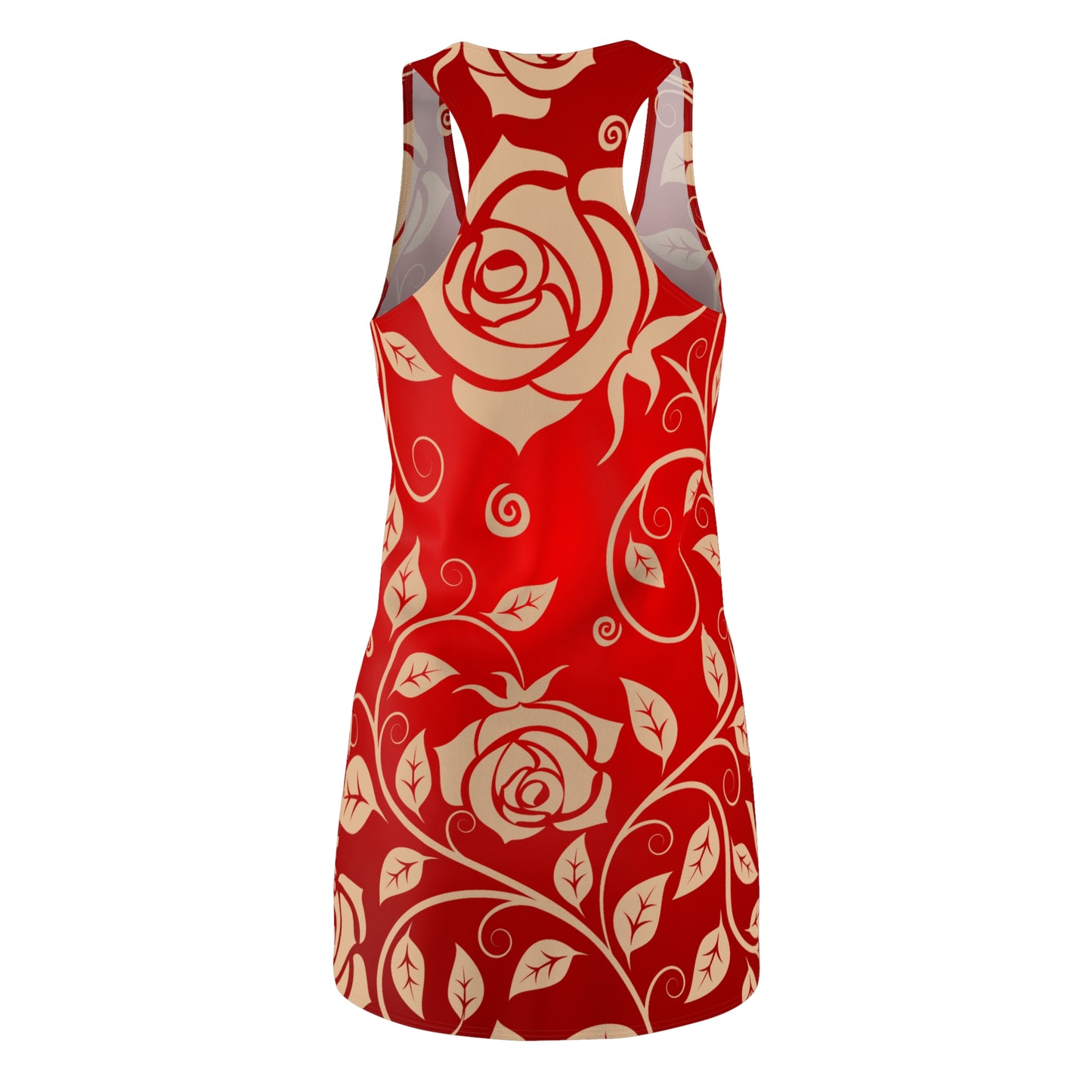 Rot Rose Racerback Kleid – Elegantes Sommerkleid