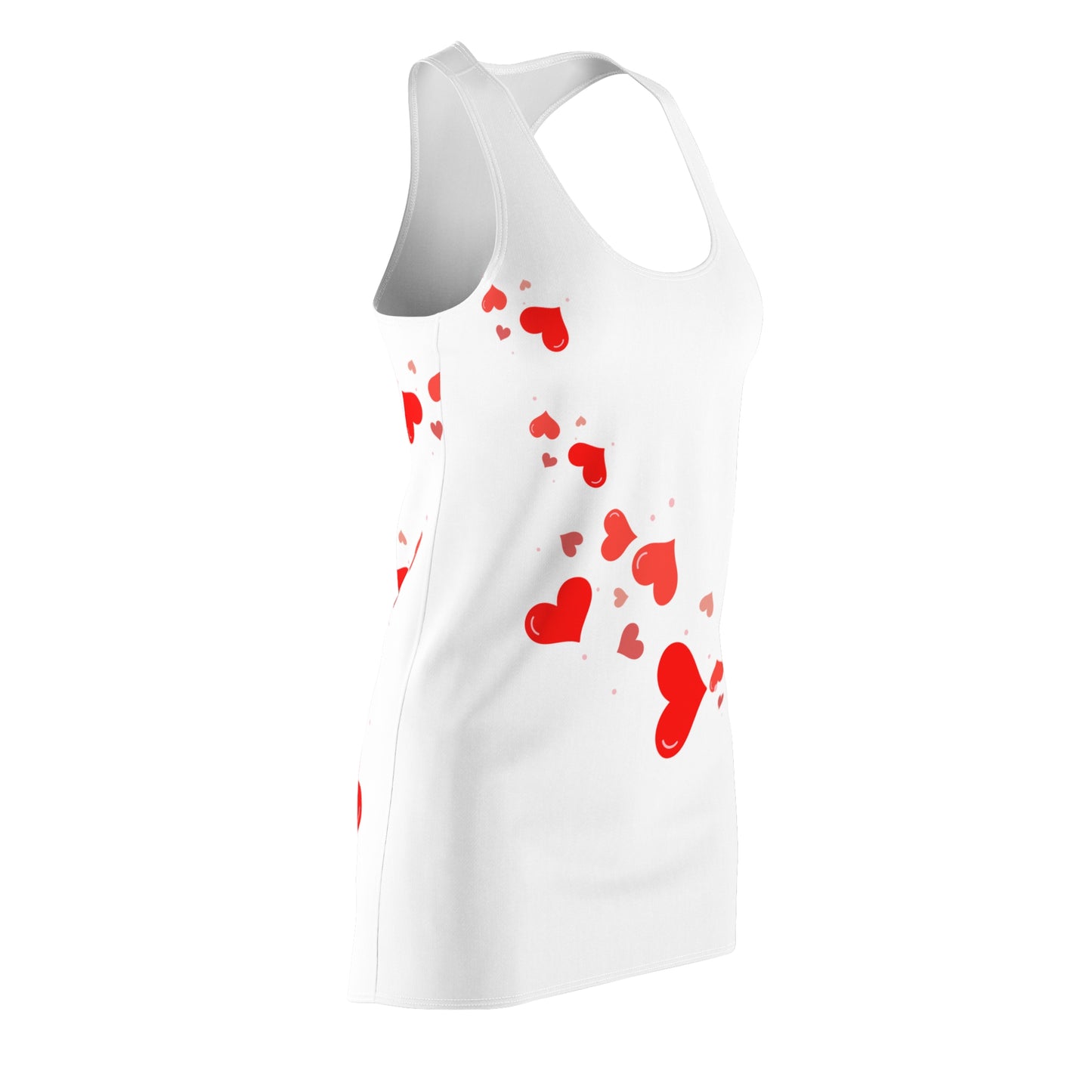 Herz Racerback Kleid – Elegantes Valentinstag Outfit