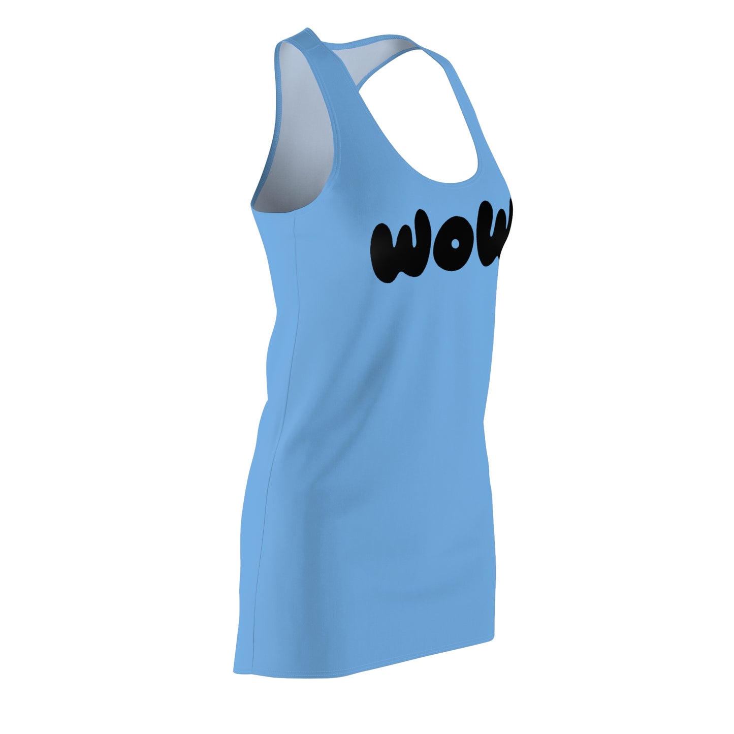 WOW Racerback Kleid – Blaues Trendkleid