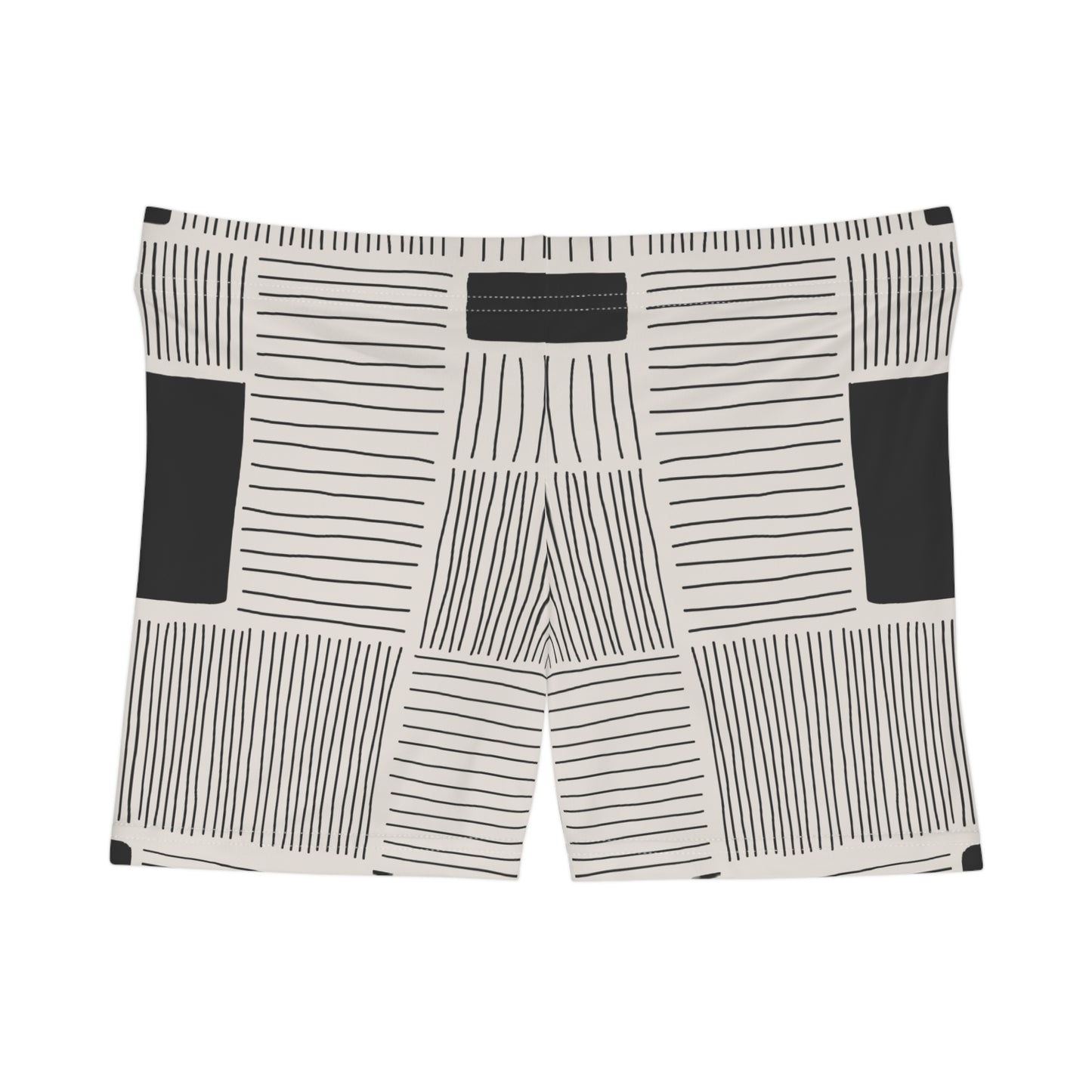 Damen Shorts Linienmuster Premium Activewear Sommermode