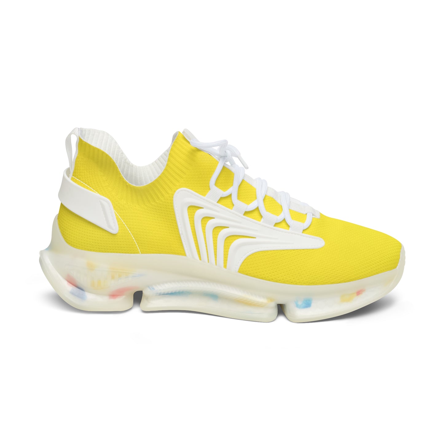 Gelbe Damen Sneaker – Trendy Sportschuhe Alltag Fashion