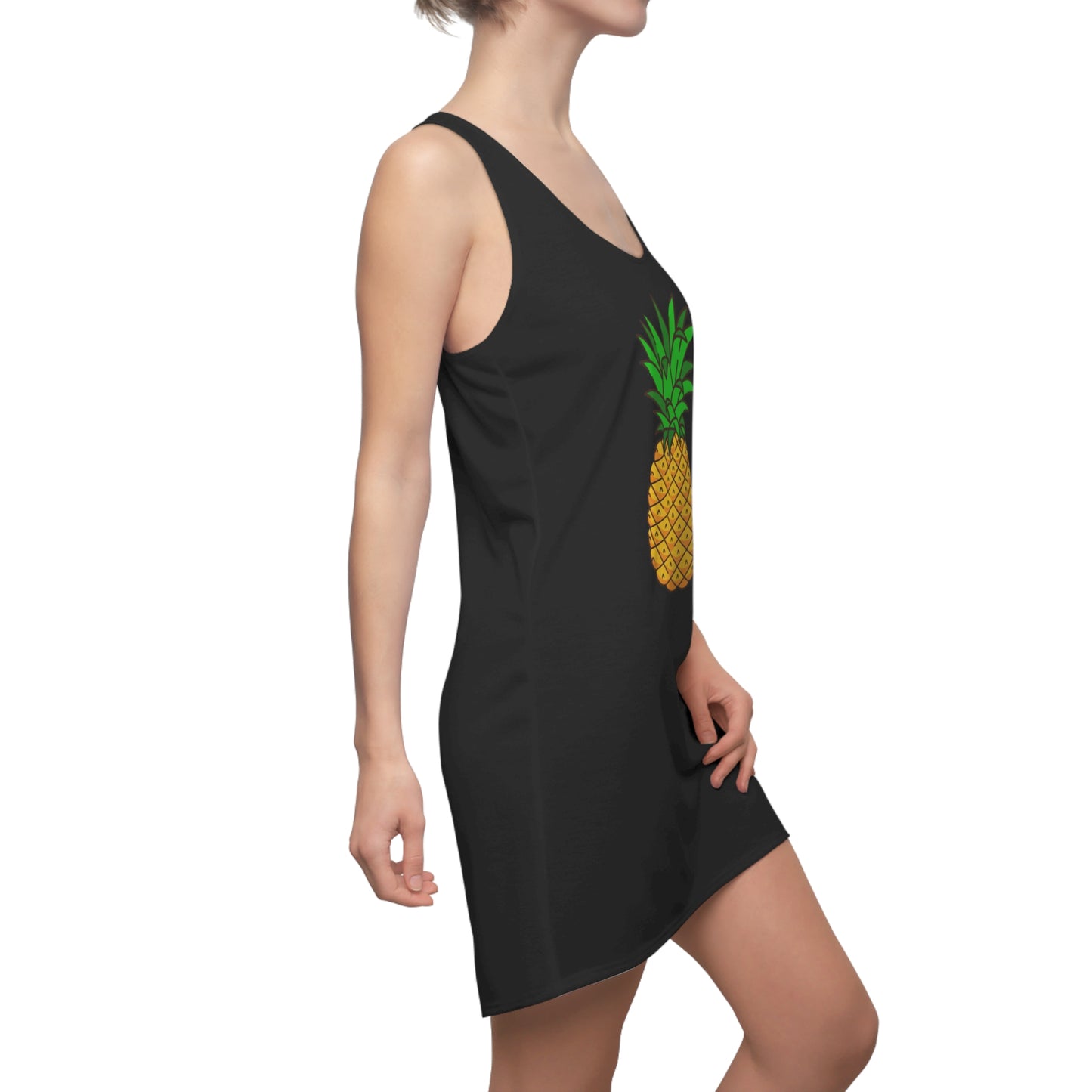 Ananas Racerback Kleid – Tropisches Sommerkleid