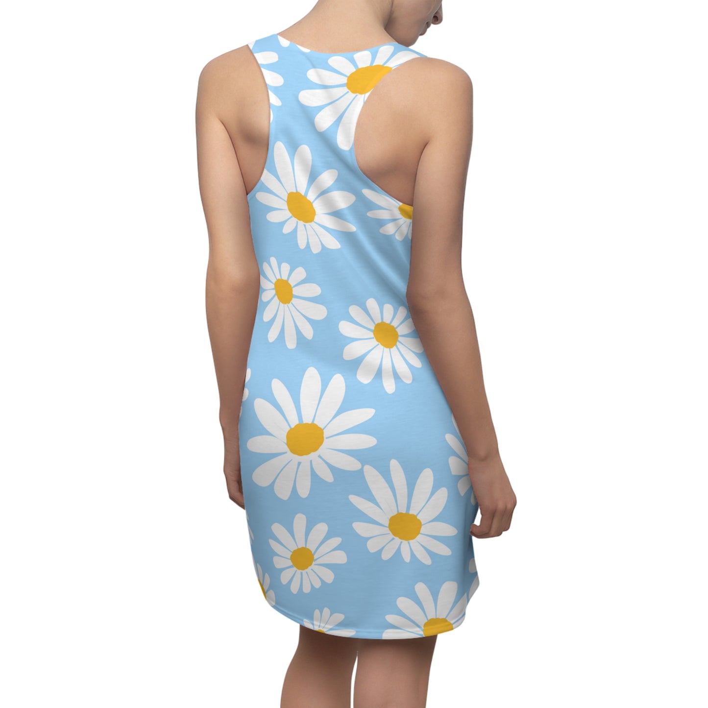 Gänseblümchen Racerback Kleid – Sommer Damenmode