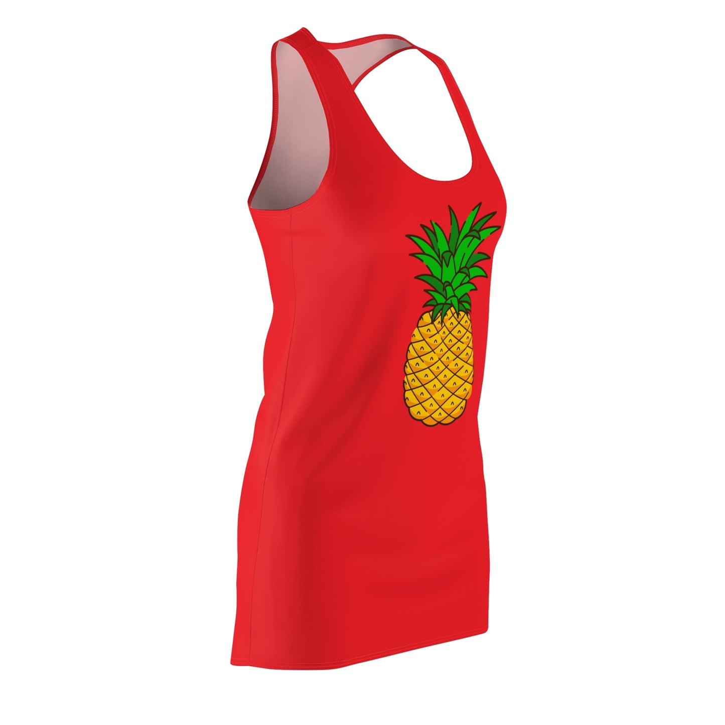 Ananas Racerback Kleid – Tropisches Sommerkleid