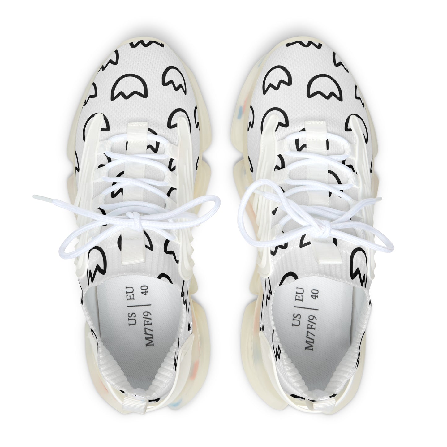 Damen Sneaker mit Tulpenmuster – Stylische Sportschuhe