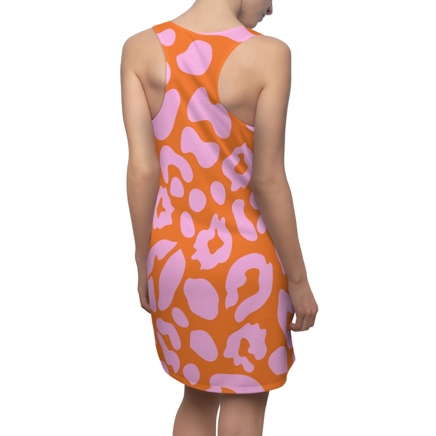 Pink Leopard Racerback Kleid – Trendiges Sommerkleid