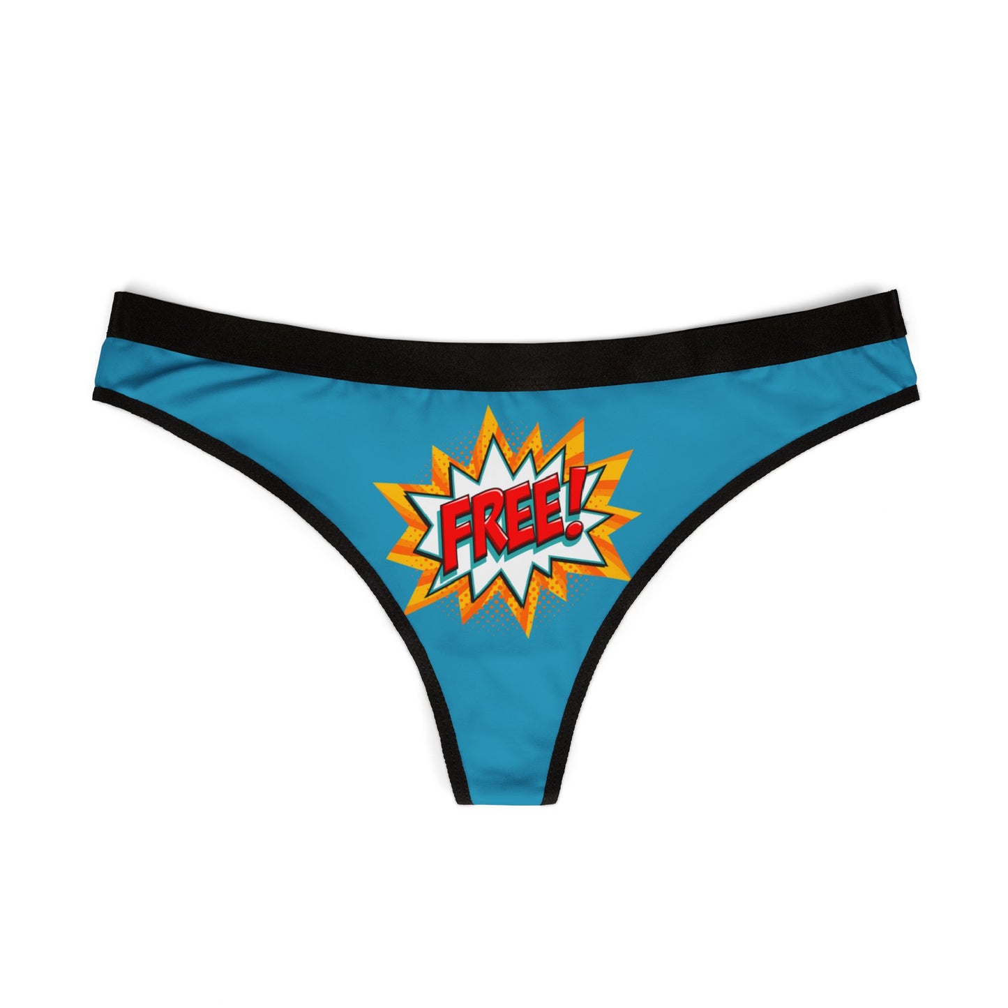 Damen Thong Unterwäsche Atmungsaktive Slips Bequem Free Print