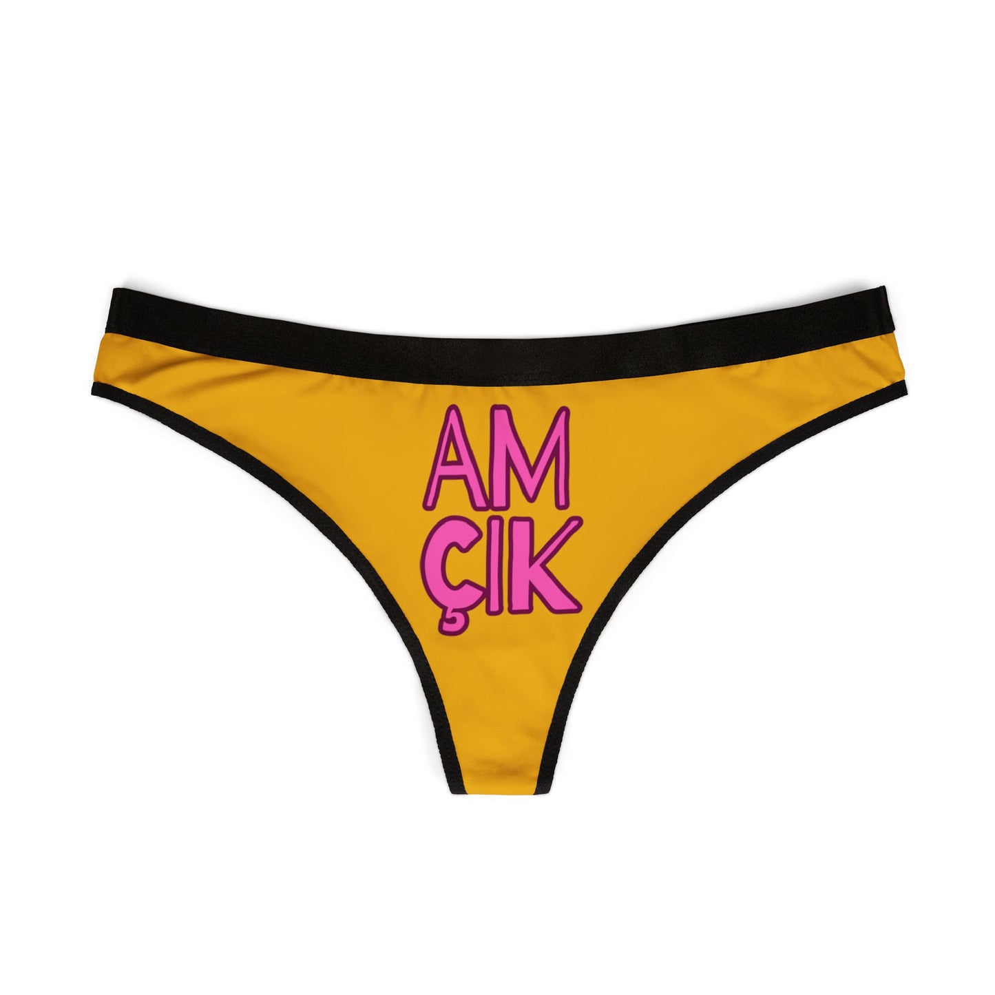 Damen Thong Unterwäsche Bequeme Atmungsaktive Slips AMÇIK Print