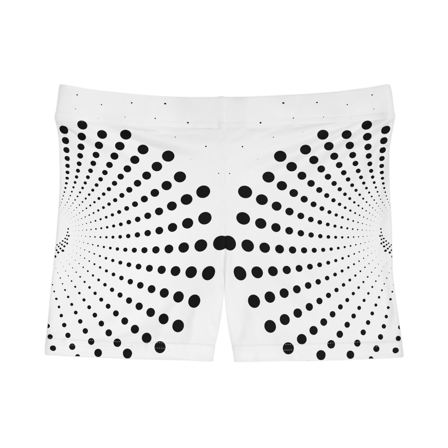 Damen Shorts Schwarz Weiss Punkte Sommer Activewear Fitness