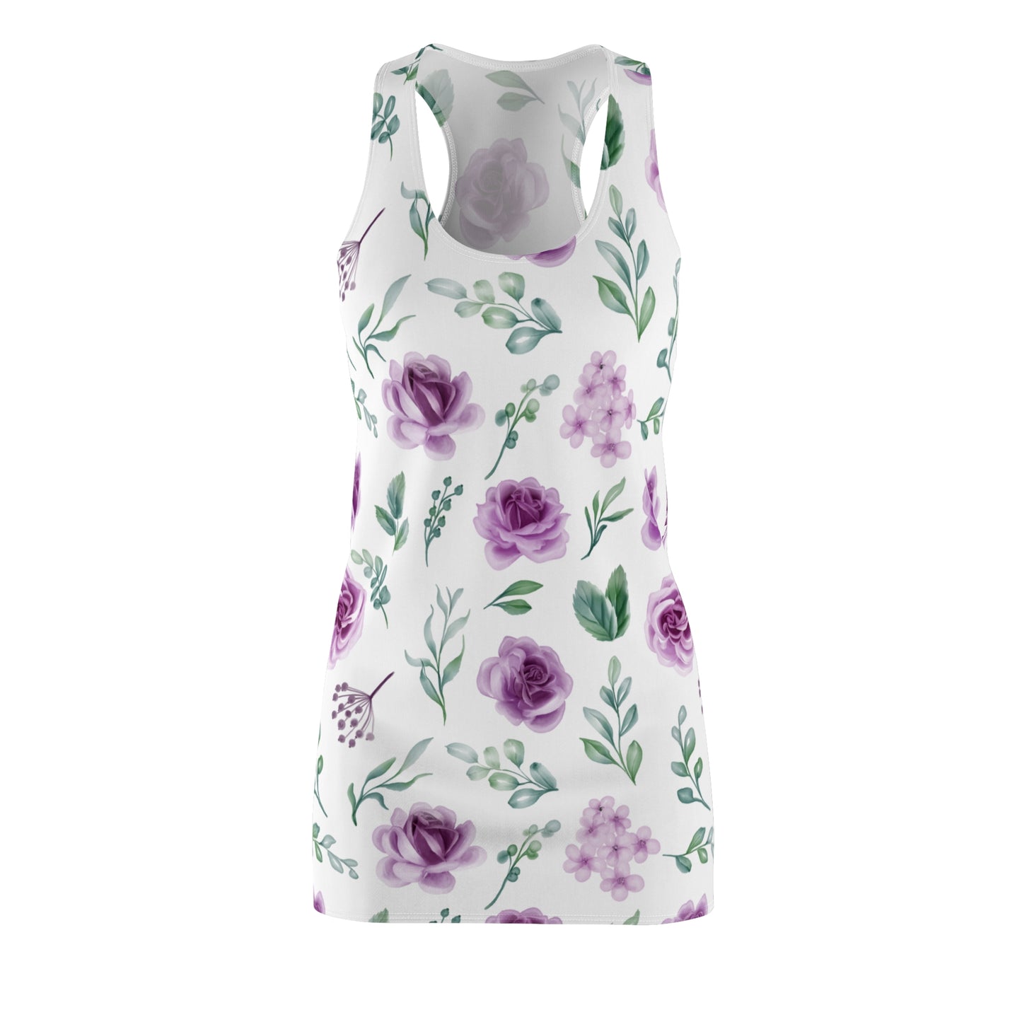 Floral Racerback Kleid – Blumenkleid Sommer Damen