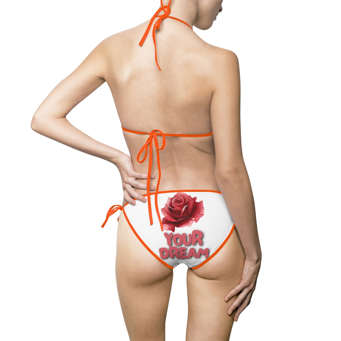 Damen Bikini YOUR DREAM Rosenmotiv Sommermode Strand