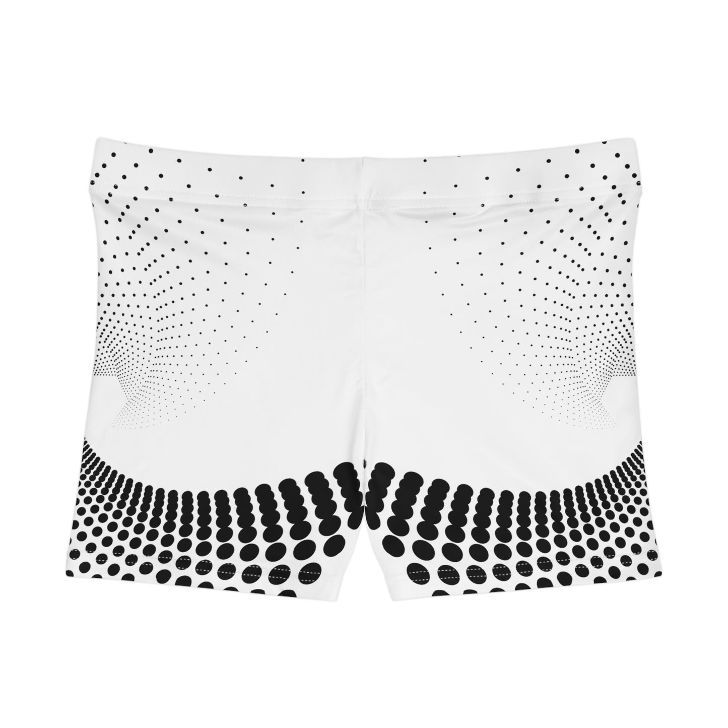 Damen Shorts Schwarz Weiss Punkte Design Sommer Sport Freizeit