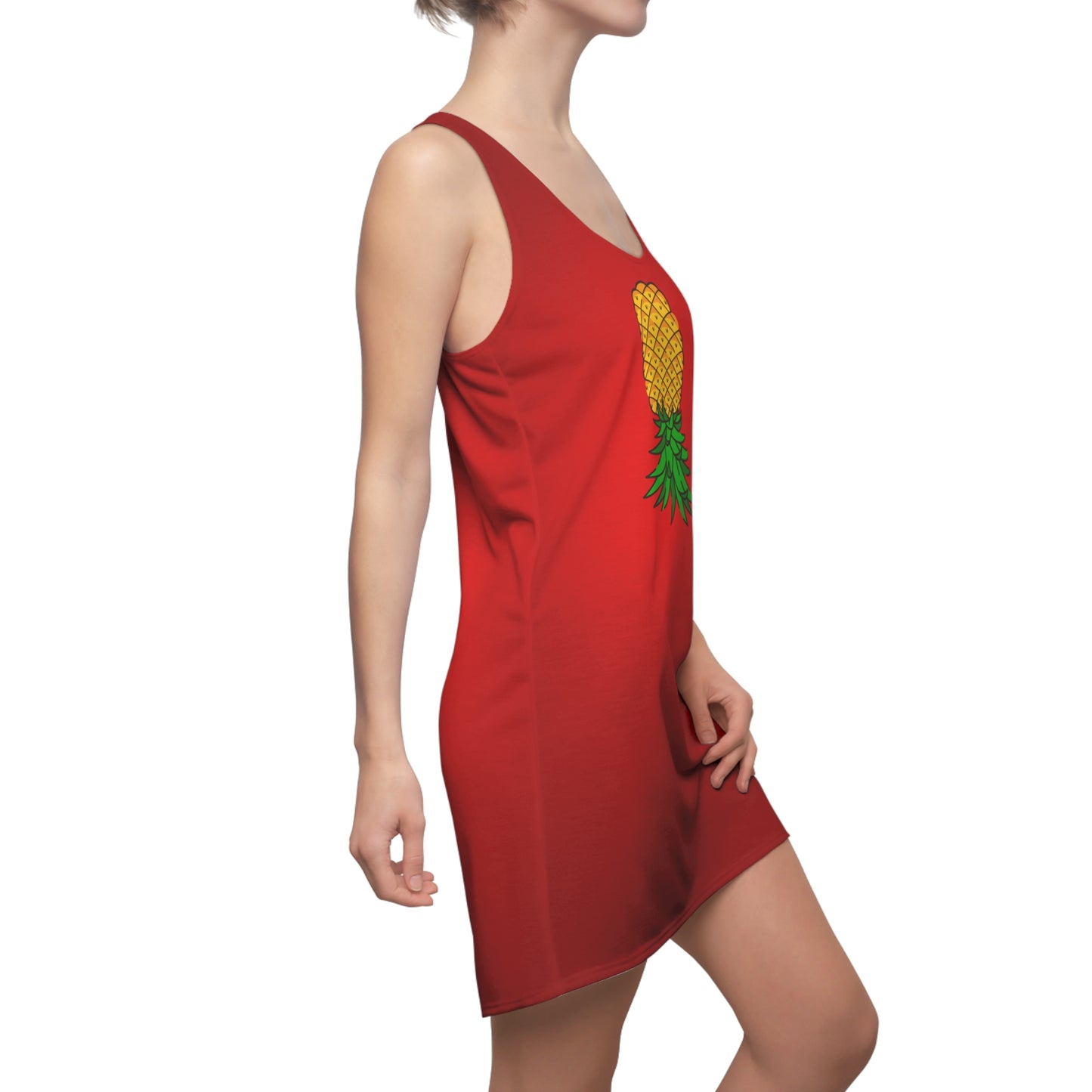 Ananas Racerback Kleid – Tropisches Sommerkleid