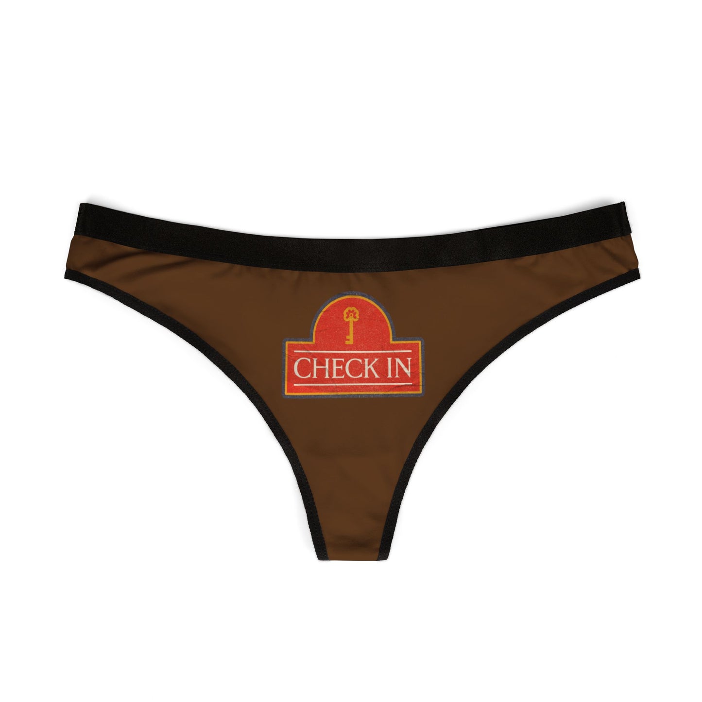 Braunes Damen Thong Unterwäsche Bequeme Atmungsaktive Slips
