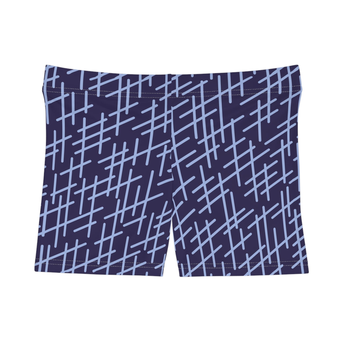 Damen Sport Shorts Modernes Muster Atmungsaktiv Fitness Freizeit