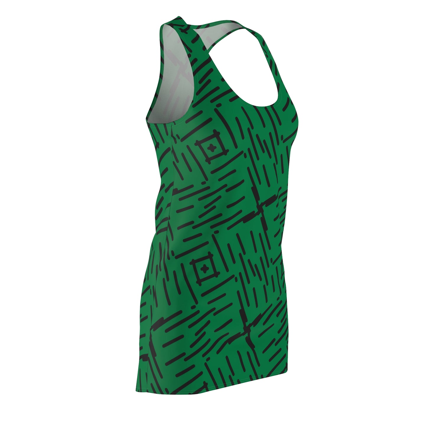 Abstrakt Racerback Kleid – Stylisches Sommerkleid