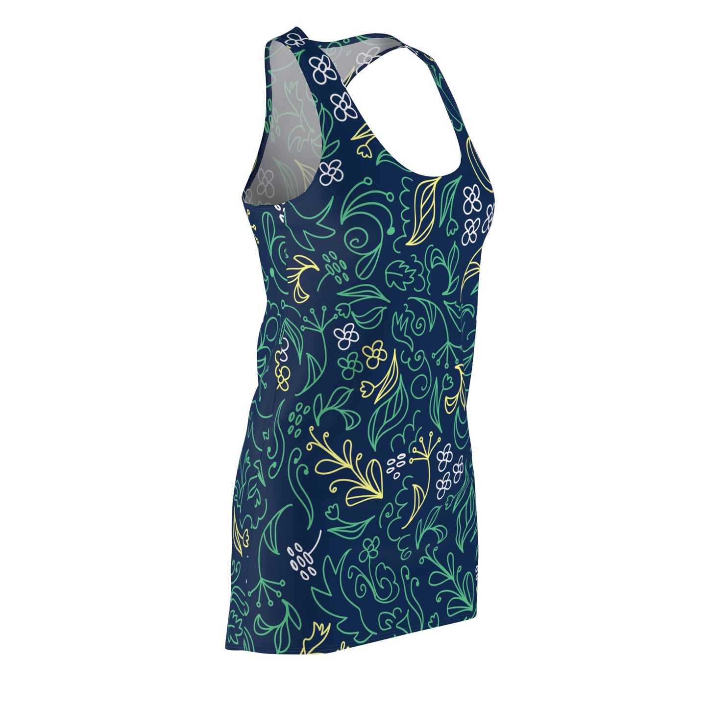 Blumen Racerback Kleid – Sommer Festivals Outfit