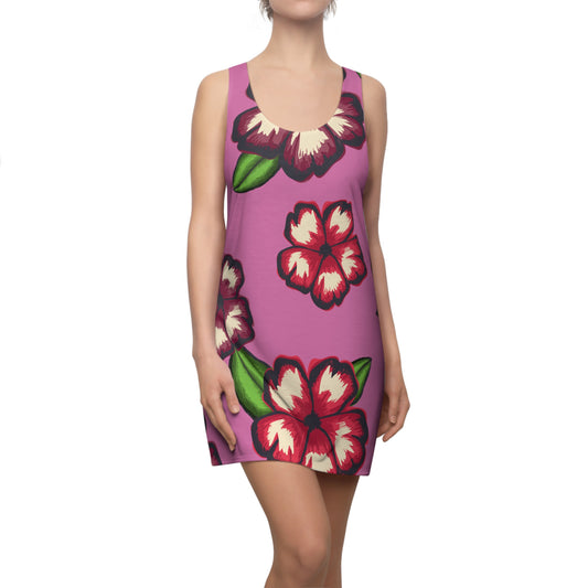 Rosanes Hibiskus Racerback Kleid – Stylishes Sommerkleid