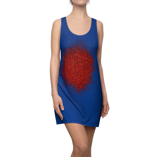 Rot Sparkle Racerback Kleid – Stylishes Partykleid