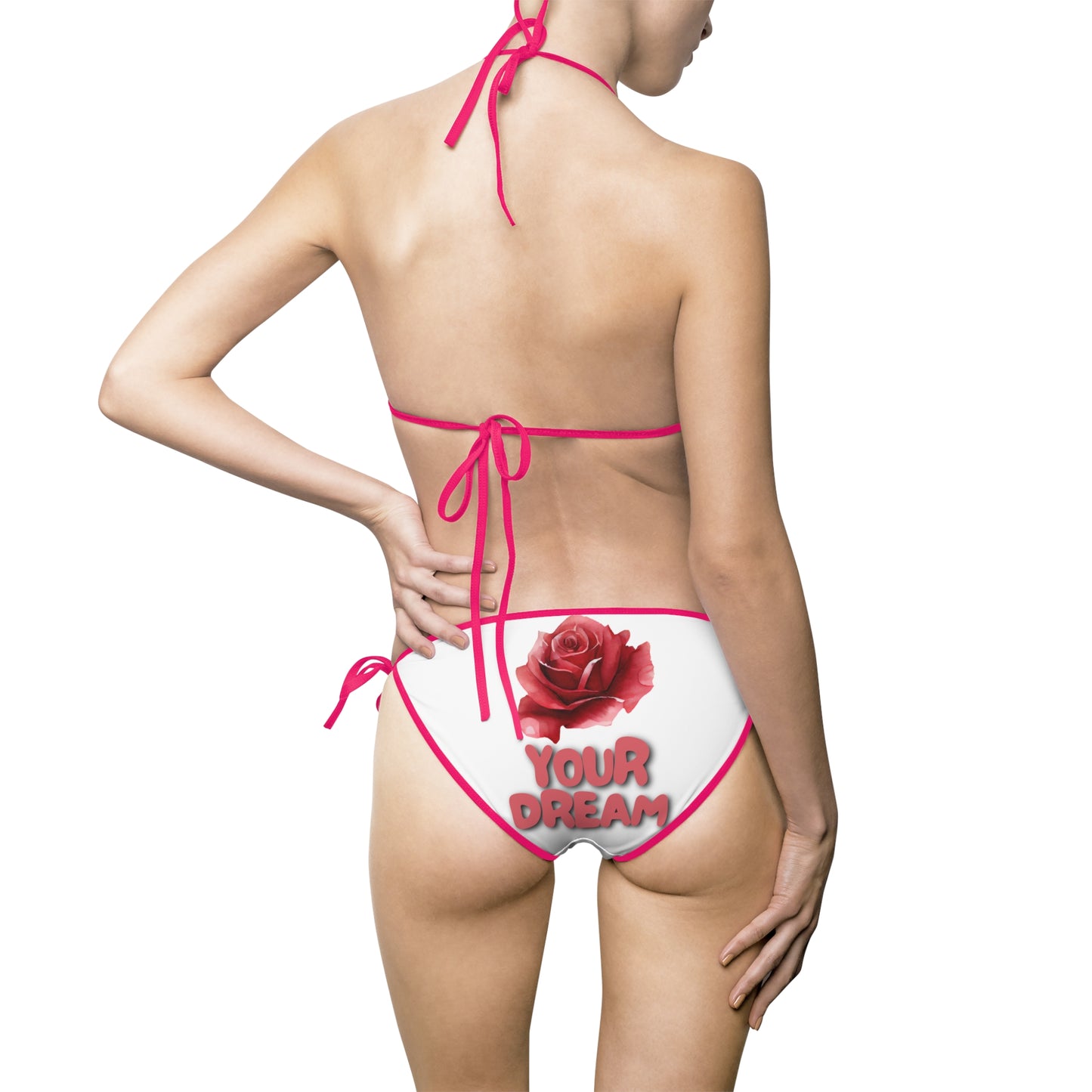 Damen Bikini YOUR DREAM Rosenmotiv Sommermode Strand