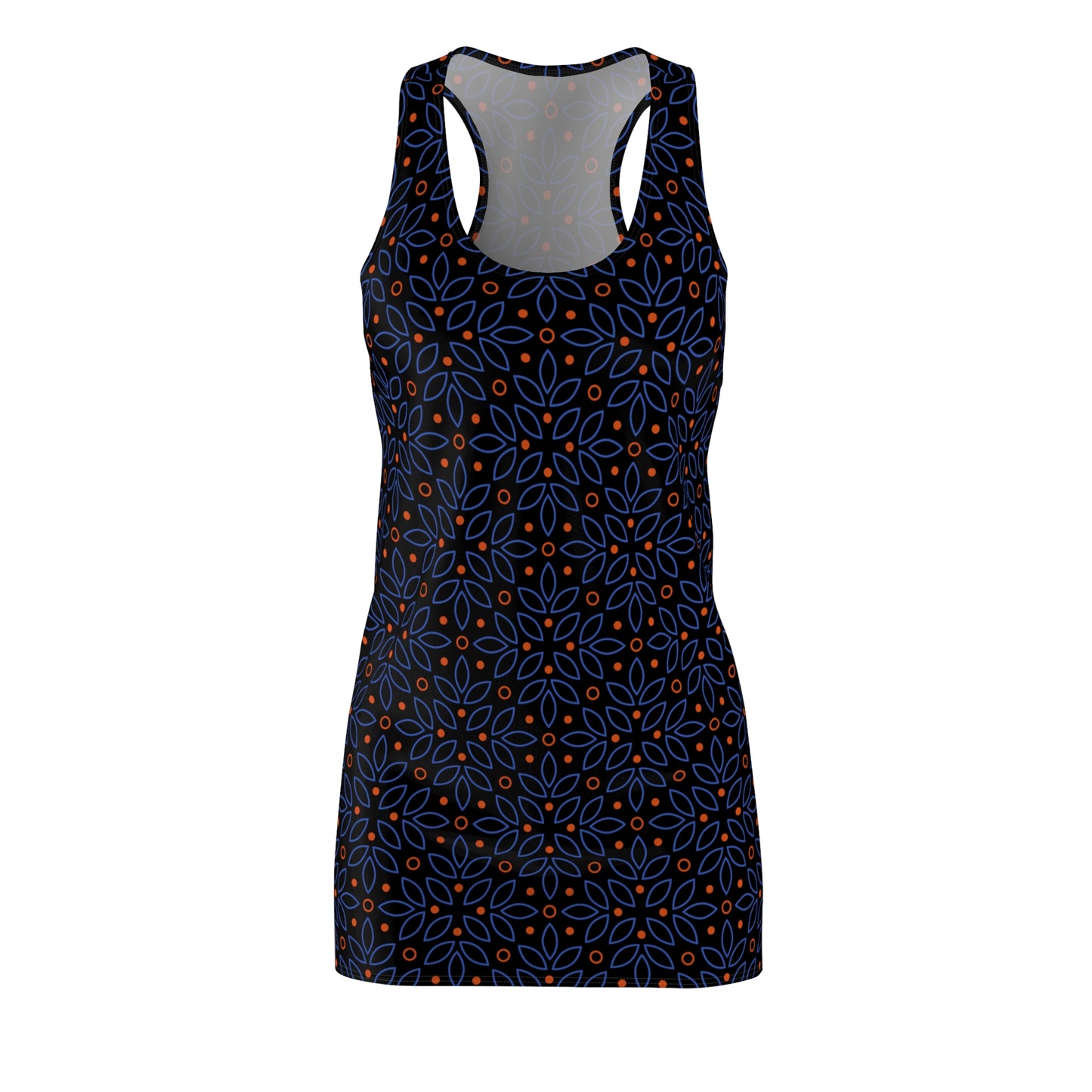 Bunt Floral Racerback Kleid – Sommer Damenmode