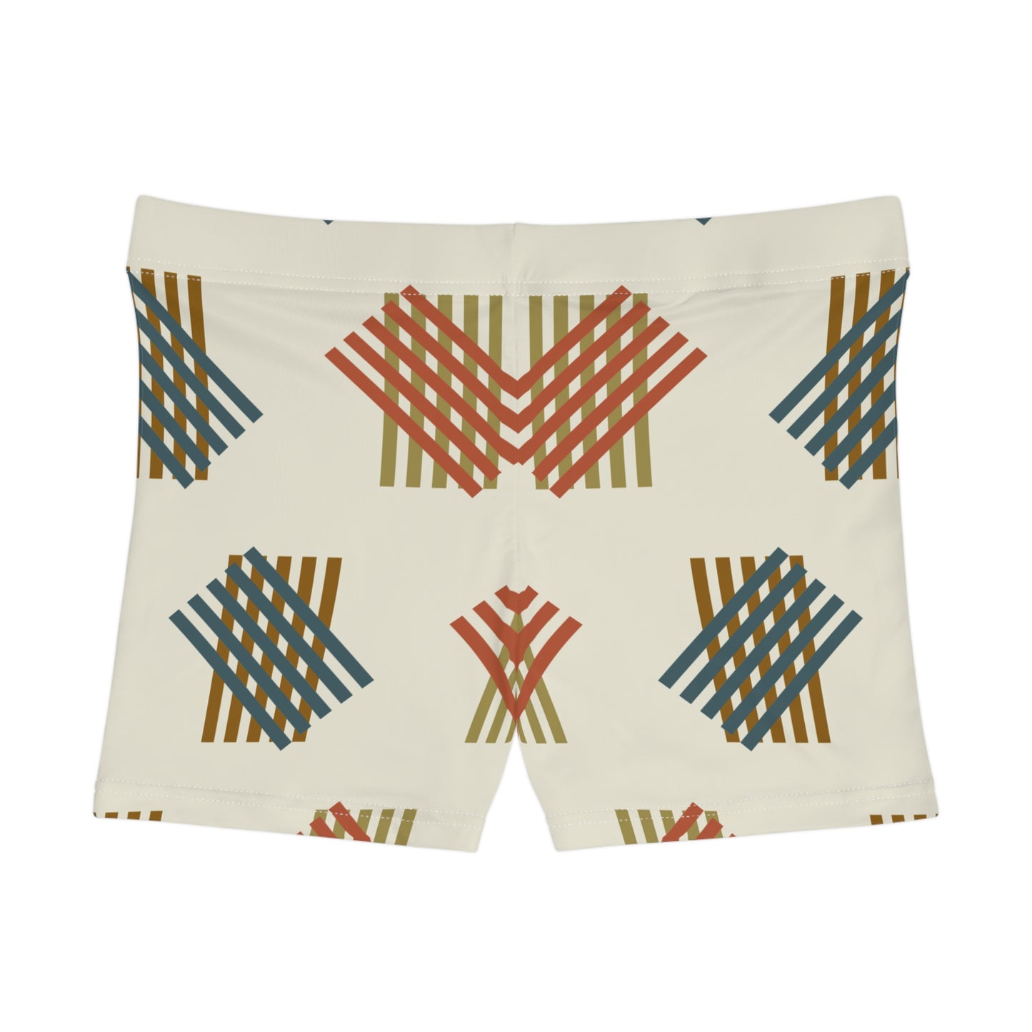 Damen Shorts Gemustert Sommer Essential Sport Strand Freizeit