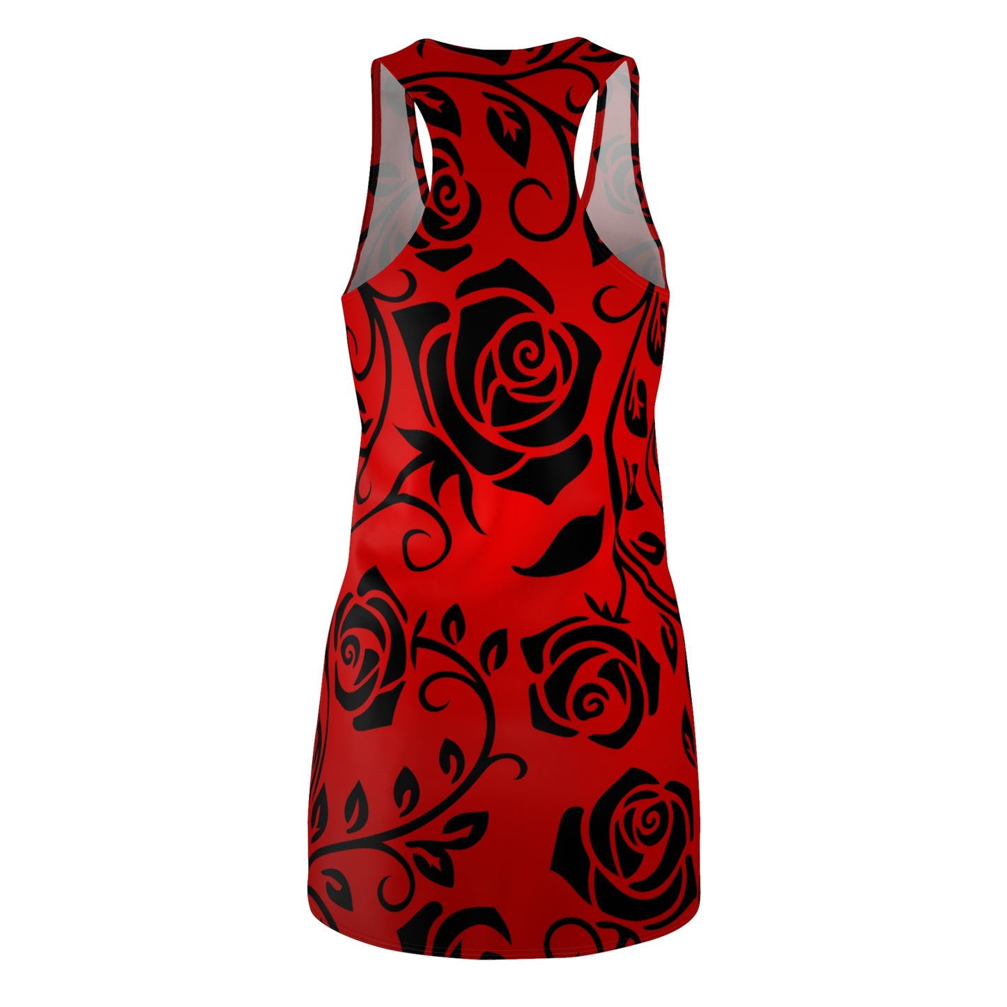 Rosen Floral Racerback Kleid – Elegantes Sommerkleid