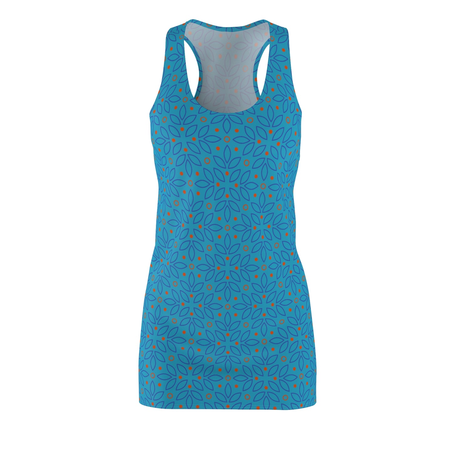 Bunt Floral Racerback Kleid – Sommer Damenmode