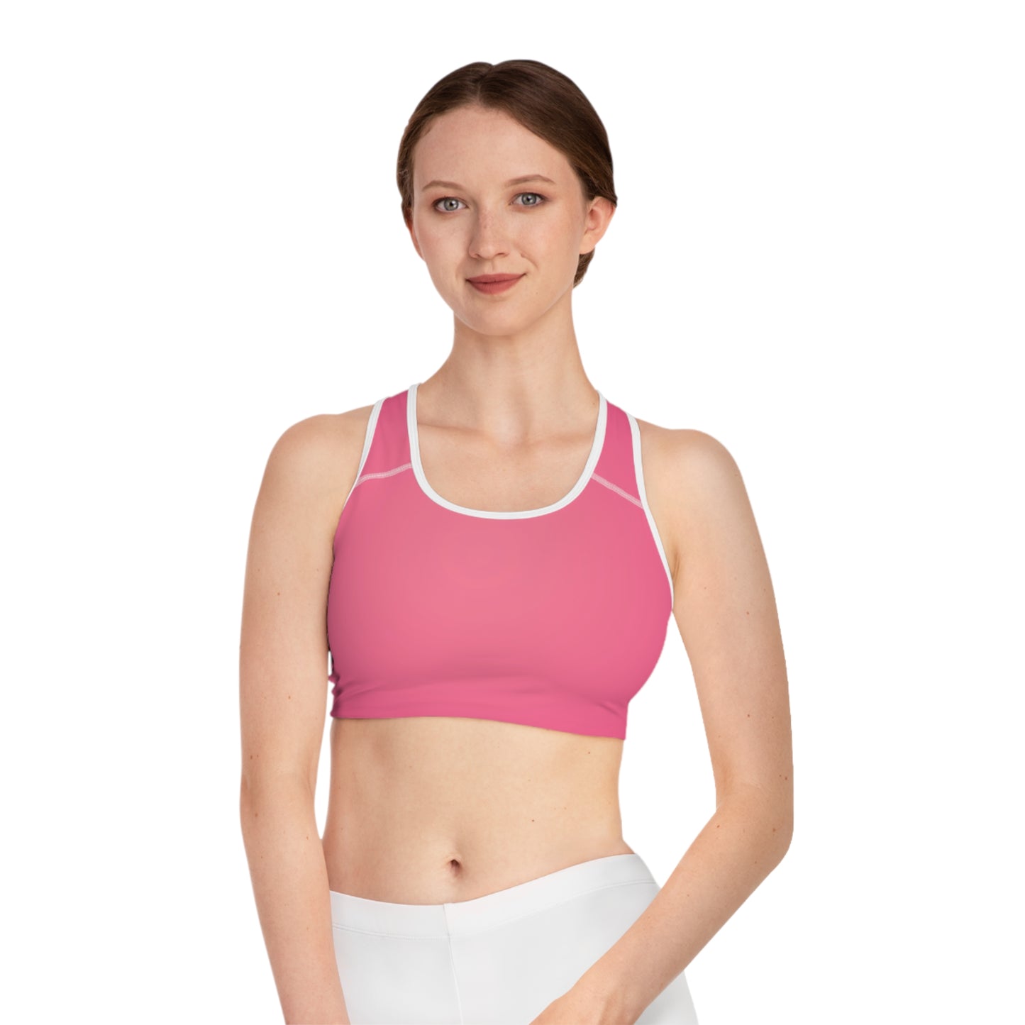 Damen Sport BH Atmungsaktiv Leichter Farbverlauf Fitness Yoga Top