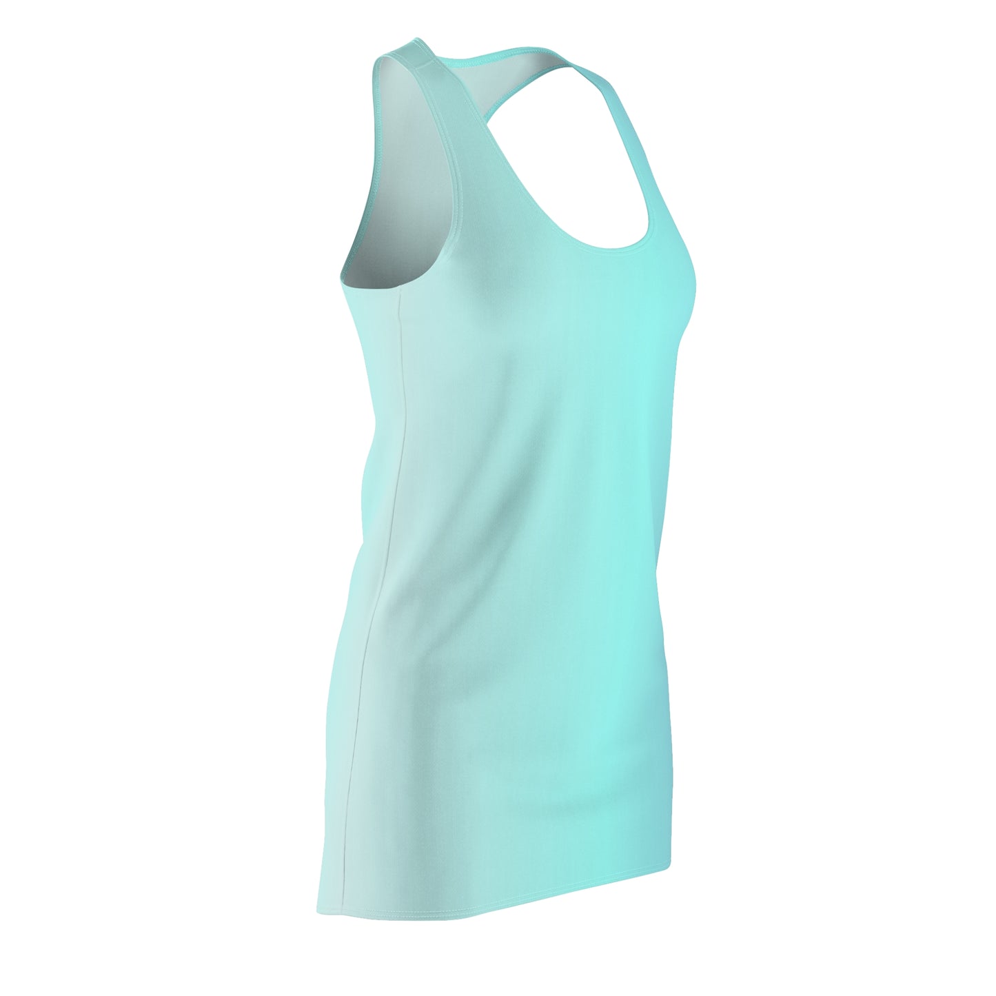 Türkis Farbverlauf Racerback Kleid – Leichtes Sommerkleid