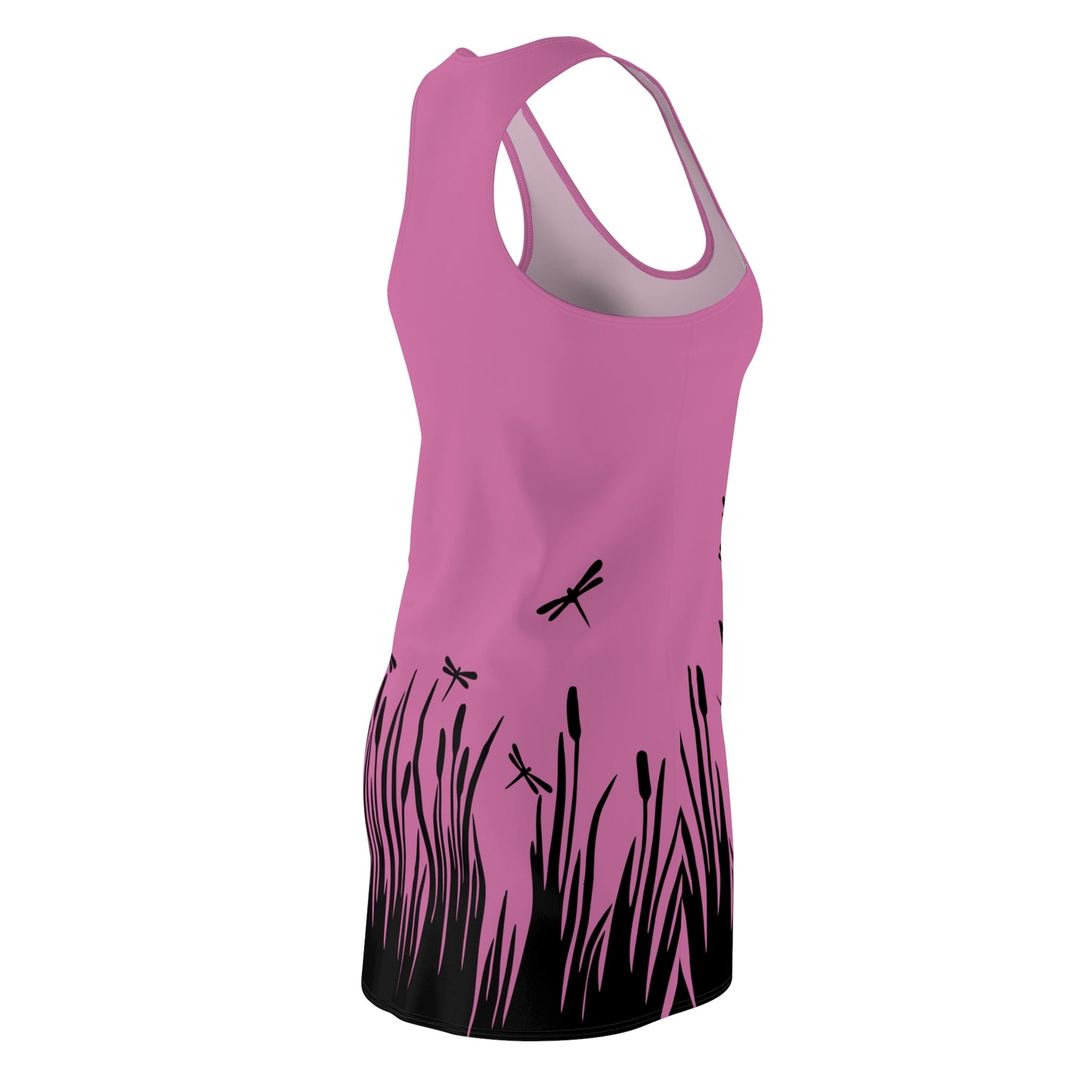 Rosanes Damen Kleid Libellen Design Racerback Sommer Freizeit Party