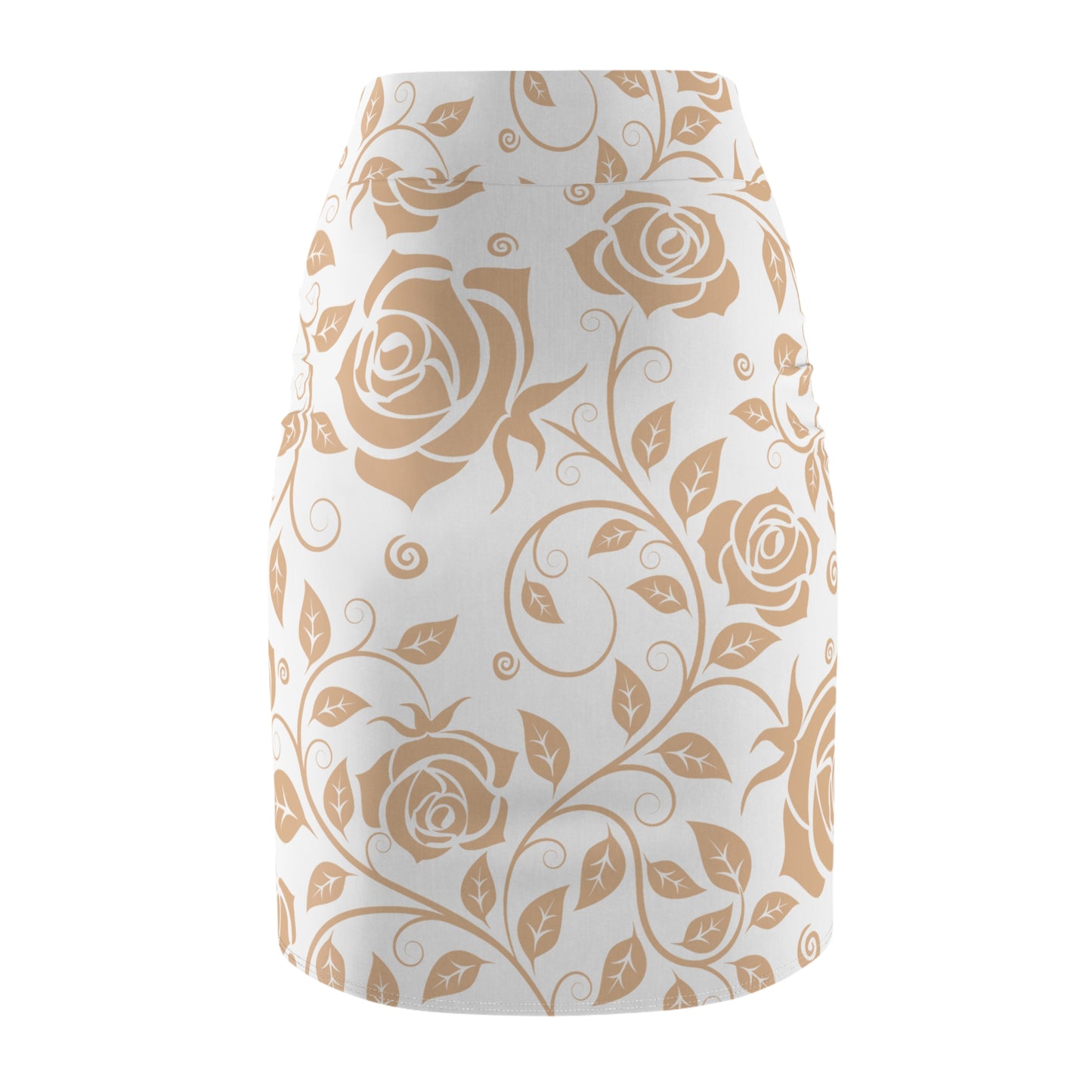 Damen Rock Floral Bleistift Elegant Business Event