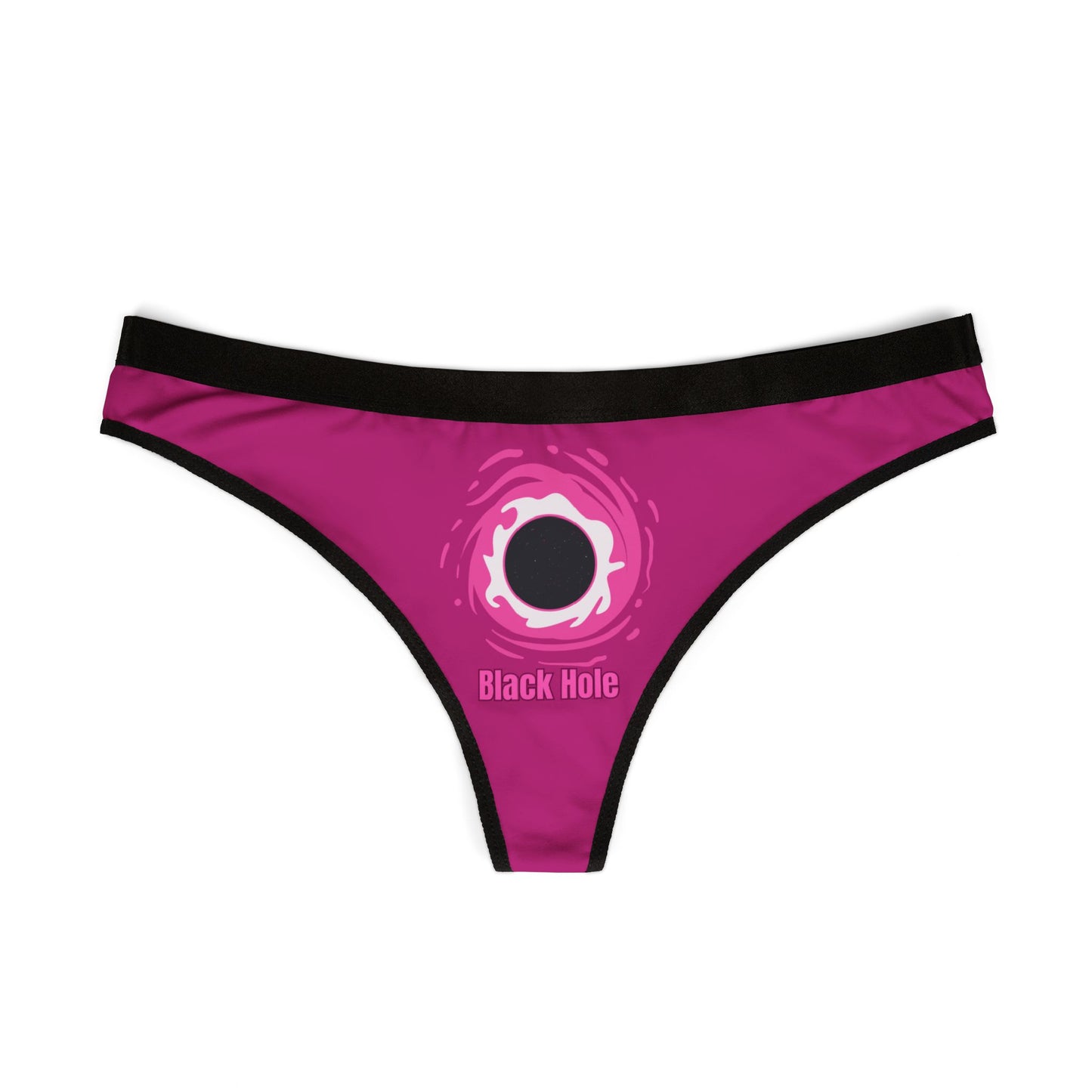 Damen Thong Unterwäsche Bequeme Atmungsaktive Slips Black Hole