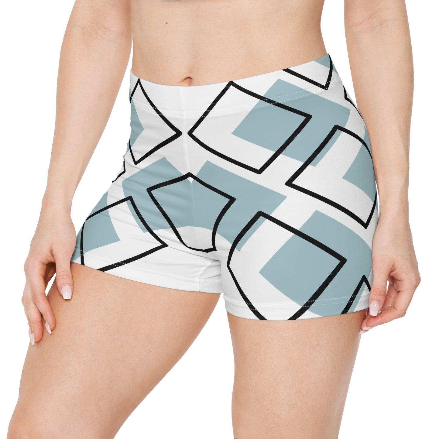 Damen Shorts Elektrisch Stilvoll Sommer Activewear Streetwear