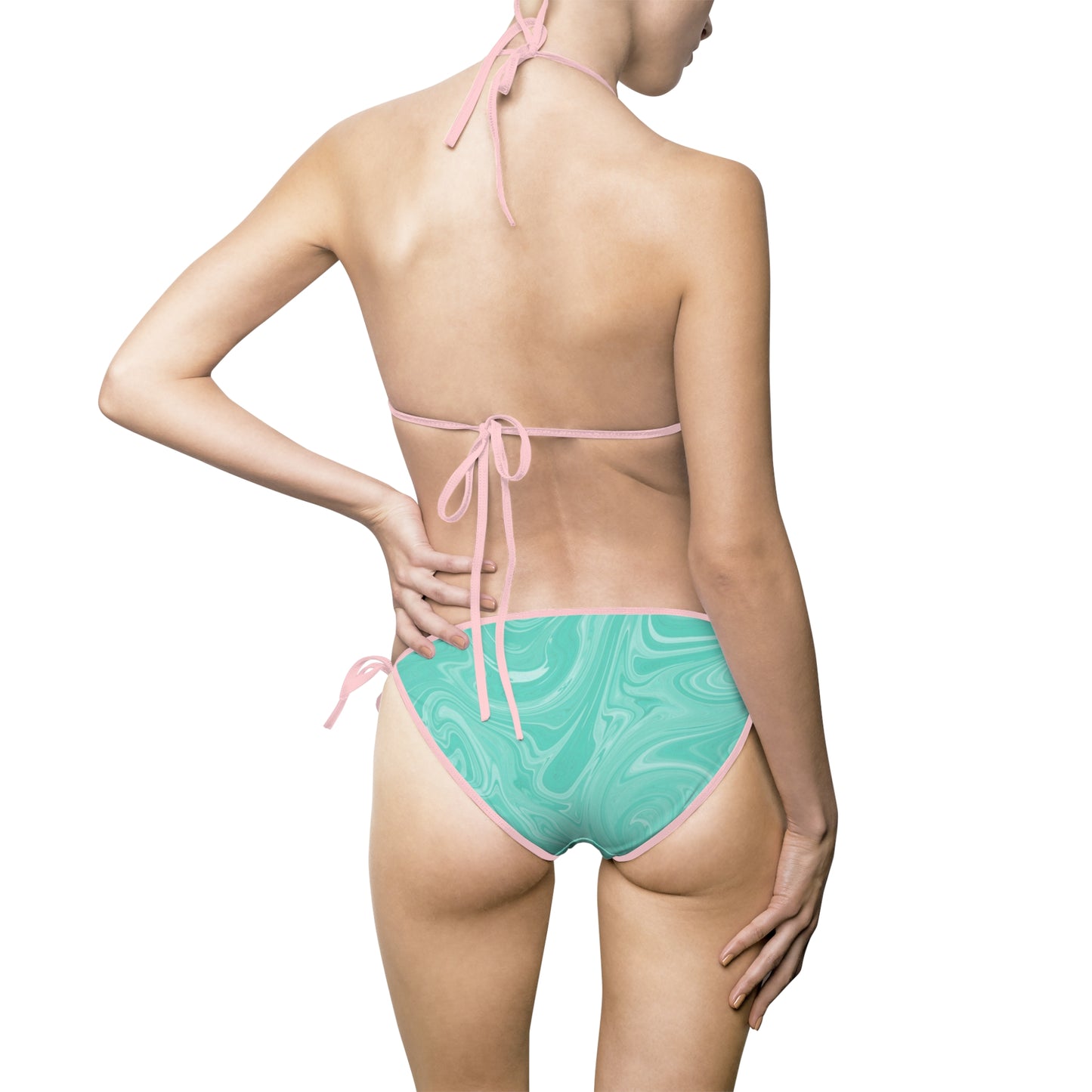 Türkis Bikini Set – Zweiteiliger Badeanzug