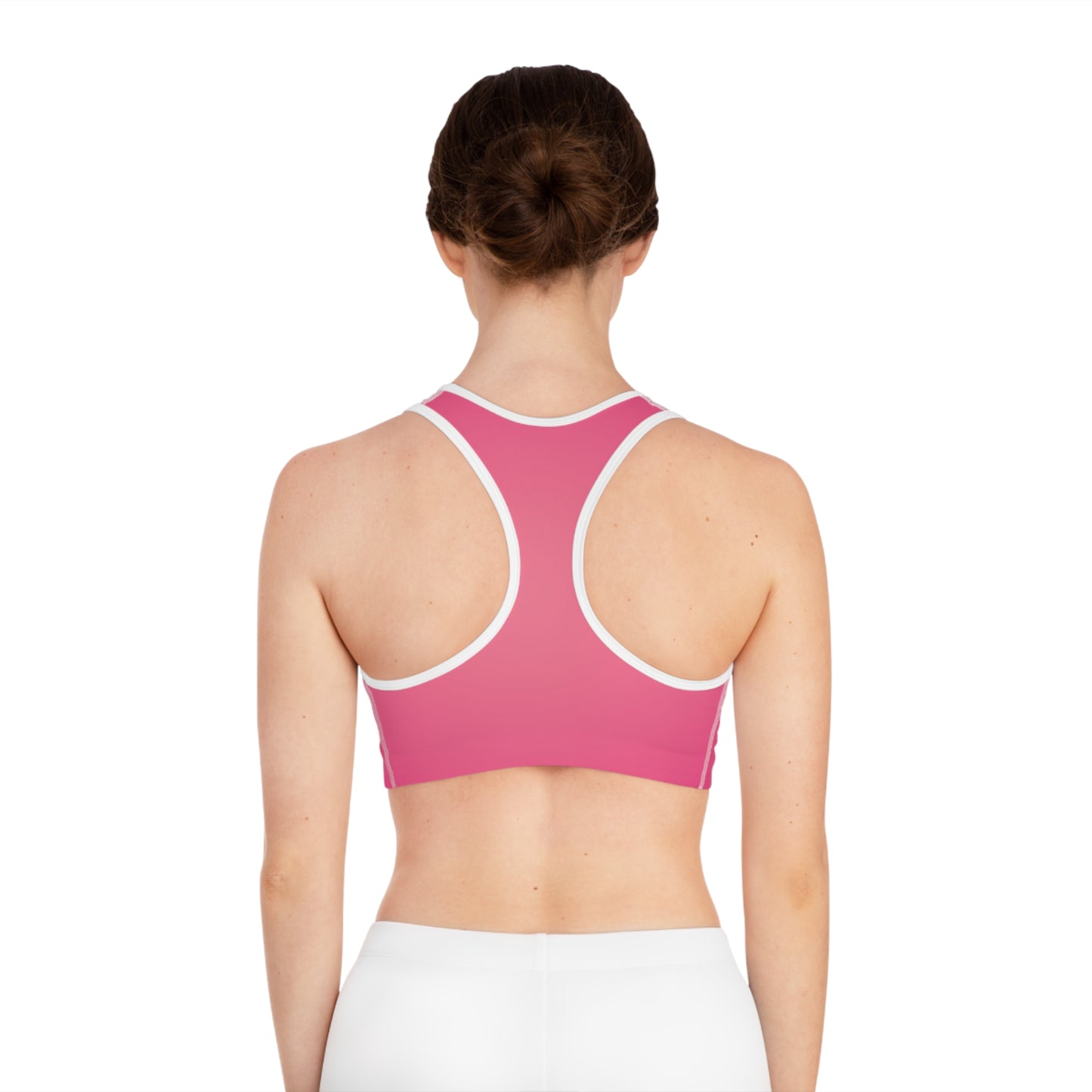 Damen Sport BH Atmungsaktiv Leichter Farbverlauf Fitness Yoga Top