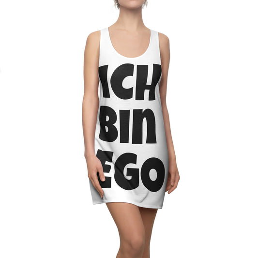Ich Bin Ego Racerback Kleid – Statement Sommerkleid