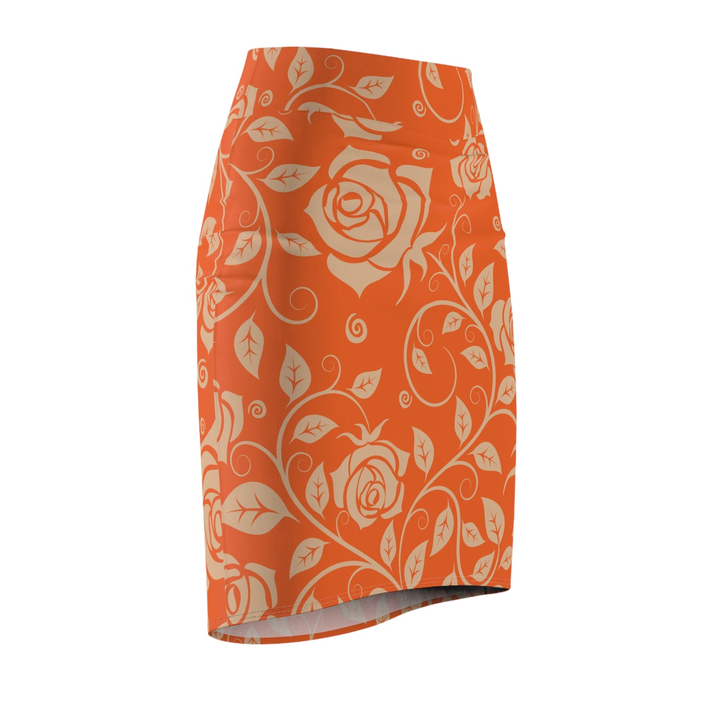 Damen Rock Floral Bleistift Elegant Business Event