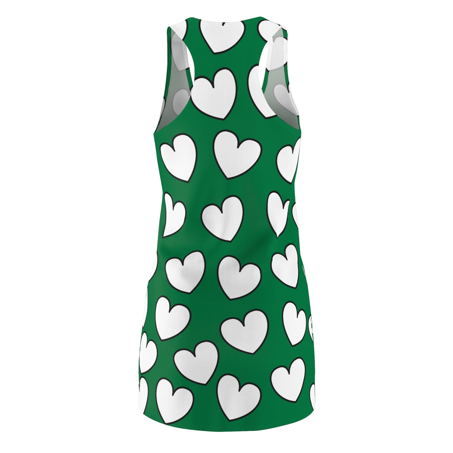 Racerback Kleid mit Herzmuster – Verspieltes Sommerkleid