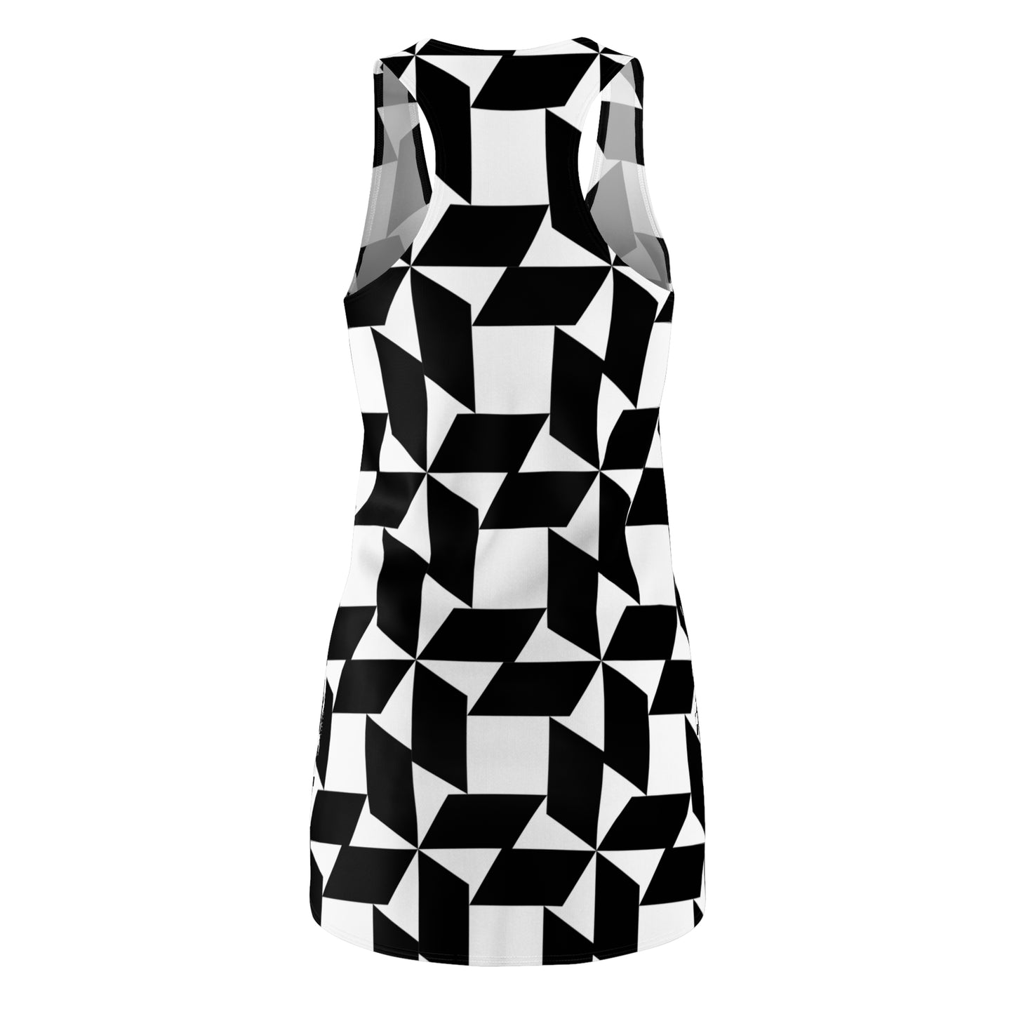 Damen Kleid Geometrisch Racerback Sommer Chic Casual