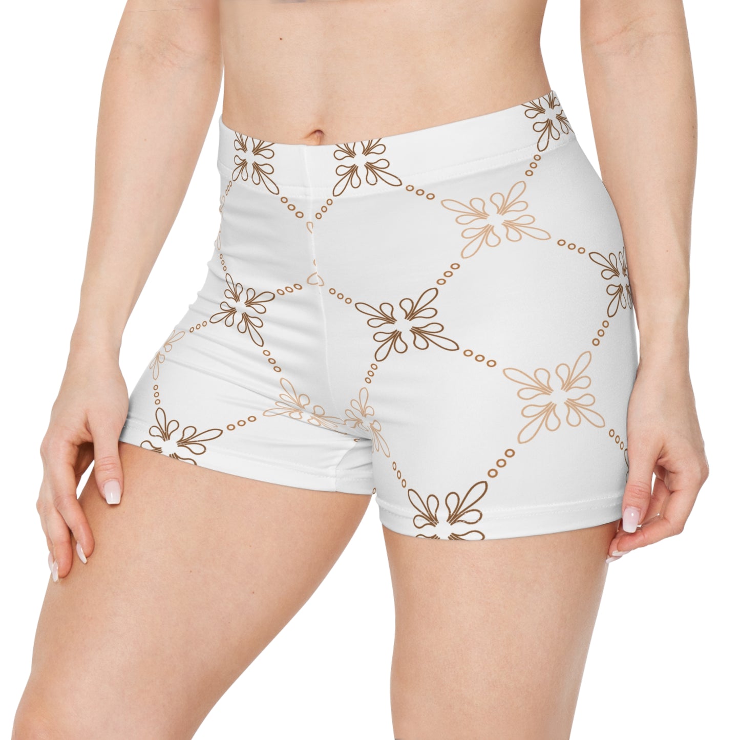 Damen Shorts Elegant Muster Stilvoll Bequem Sommer