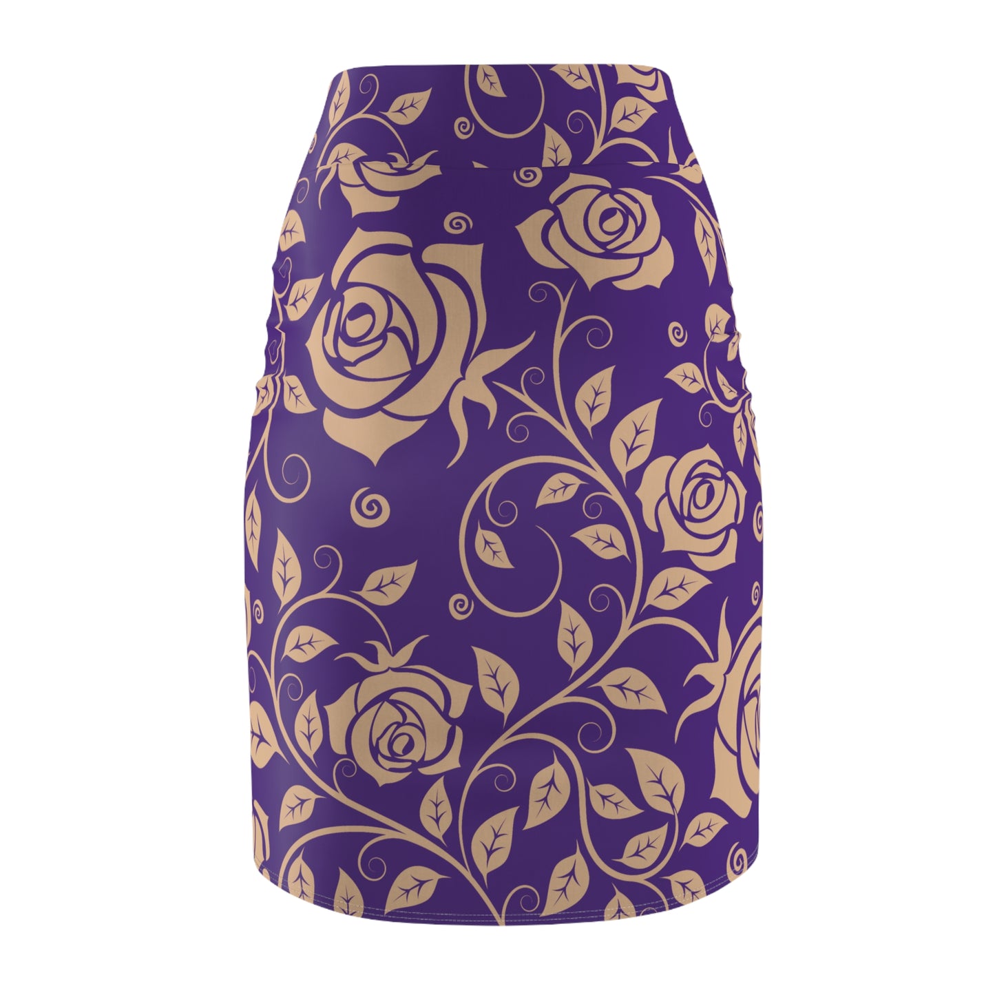Damen Rock Floral Bleistift Elegant Business Event