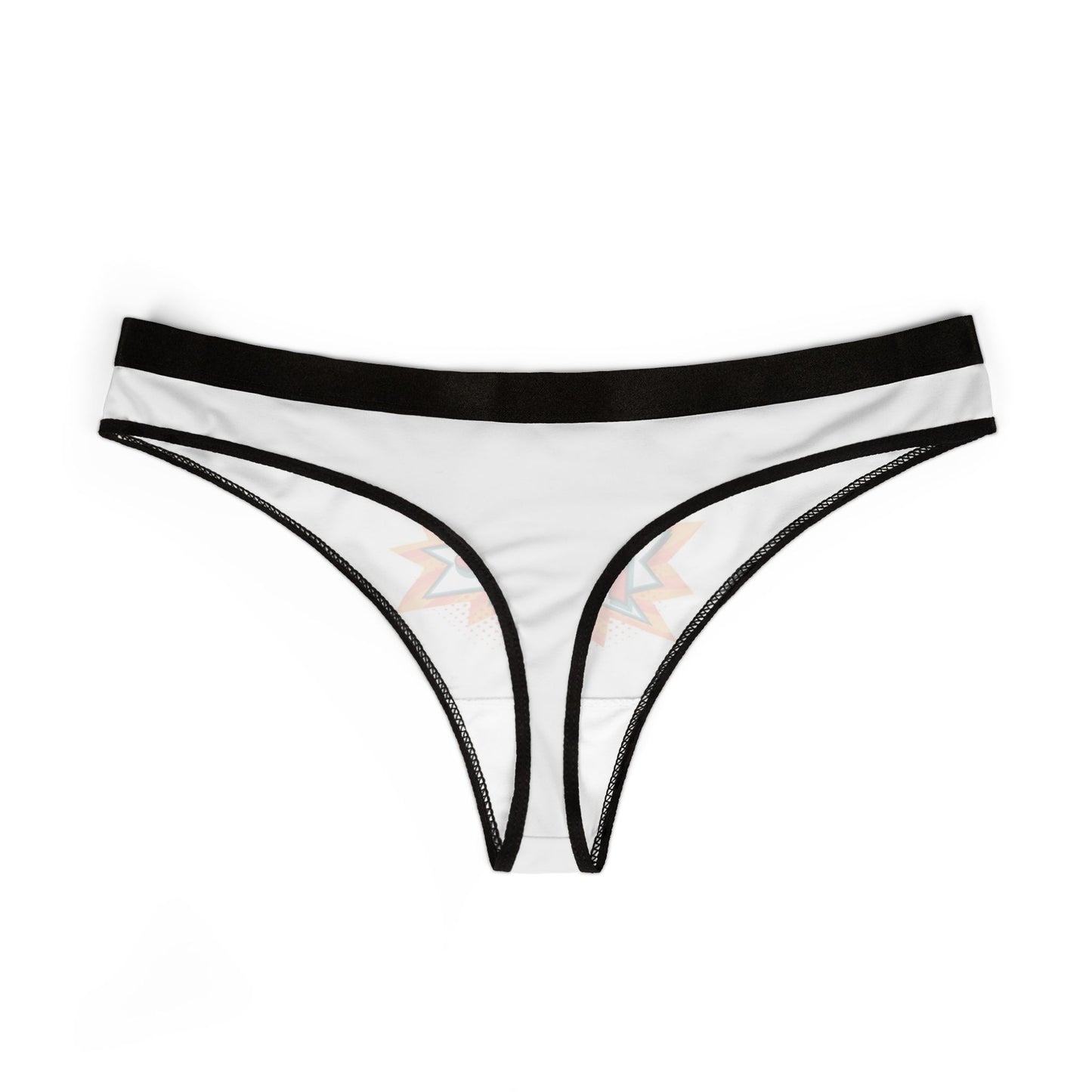Damen Thong Unterwäsche Atmungsaktive Slips Bequem Free Print