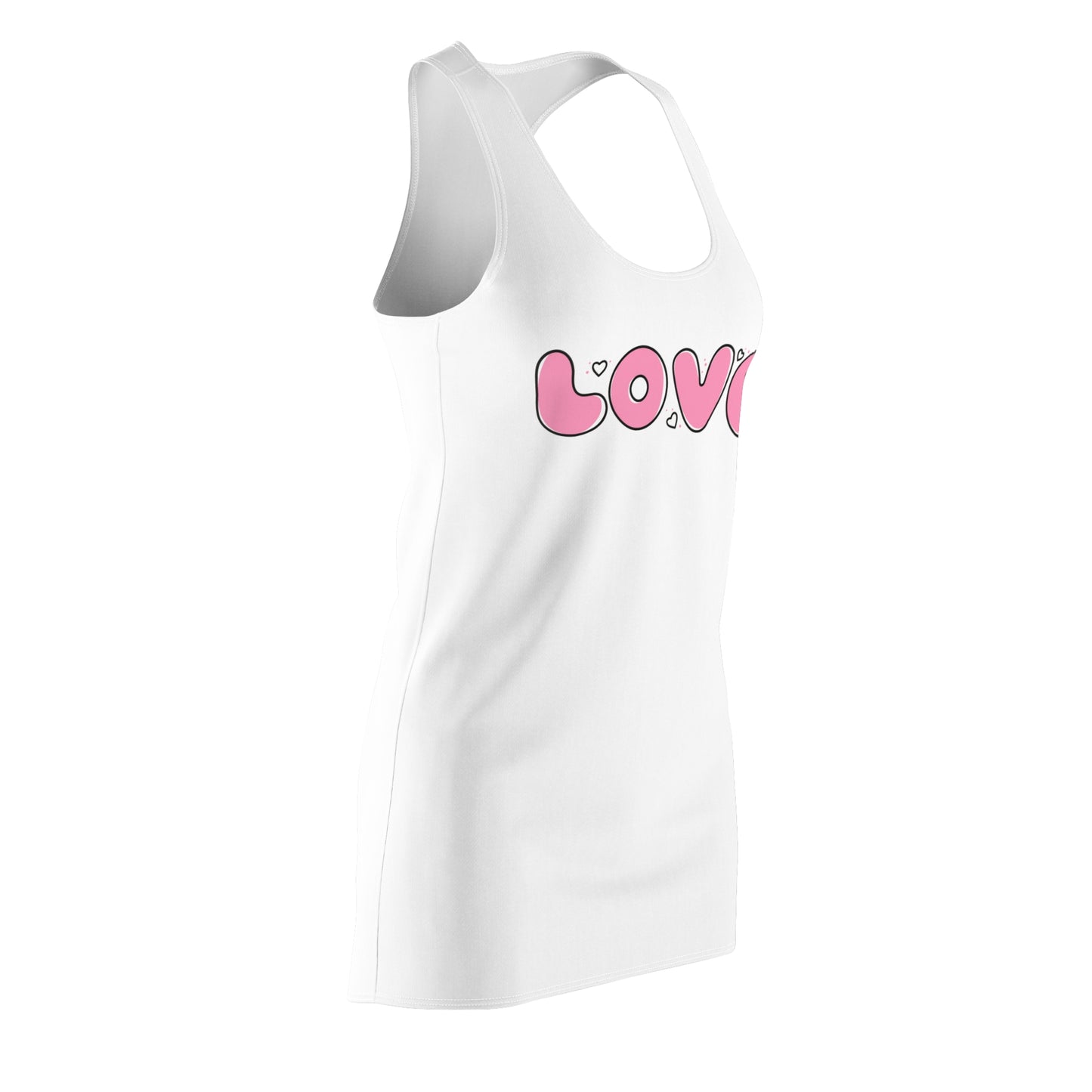 Love Pink Herz Racerback Kleid – Streetwear Damenmode