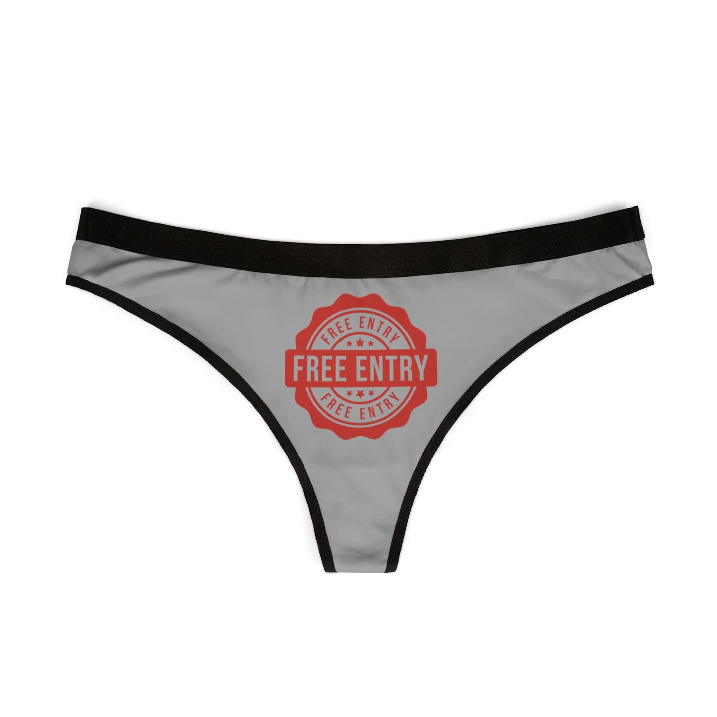 Damen Thong Unterwäsche Bequeme Atmungsaktive Slips Free Entry Print