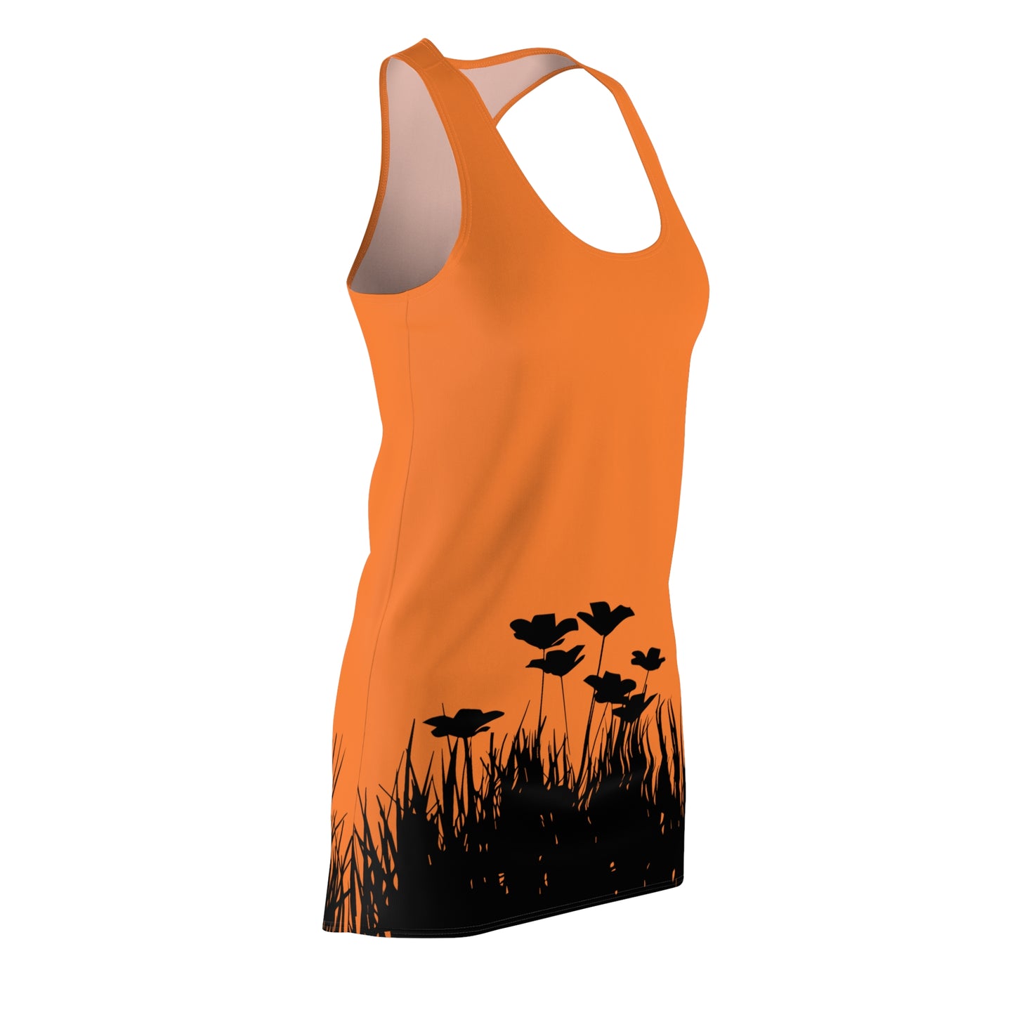 Crusta Racerback Damenkleid – Botanisches Sommerkleid, Freizeitkleid